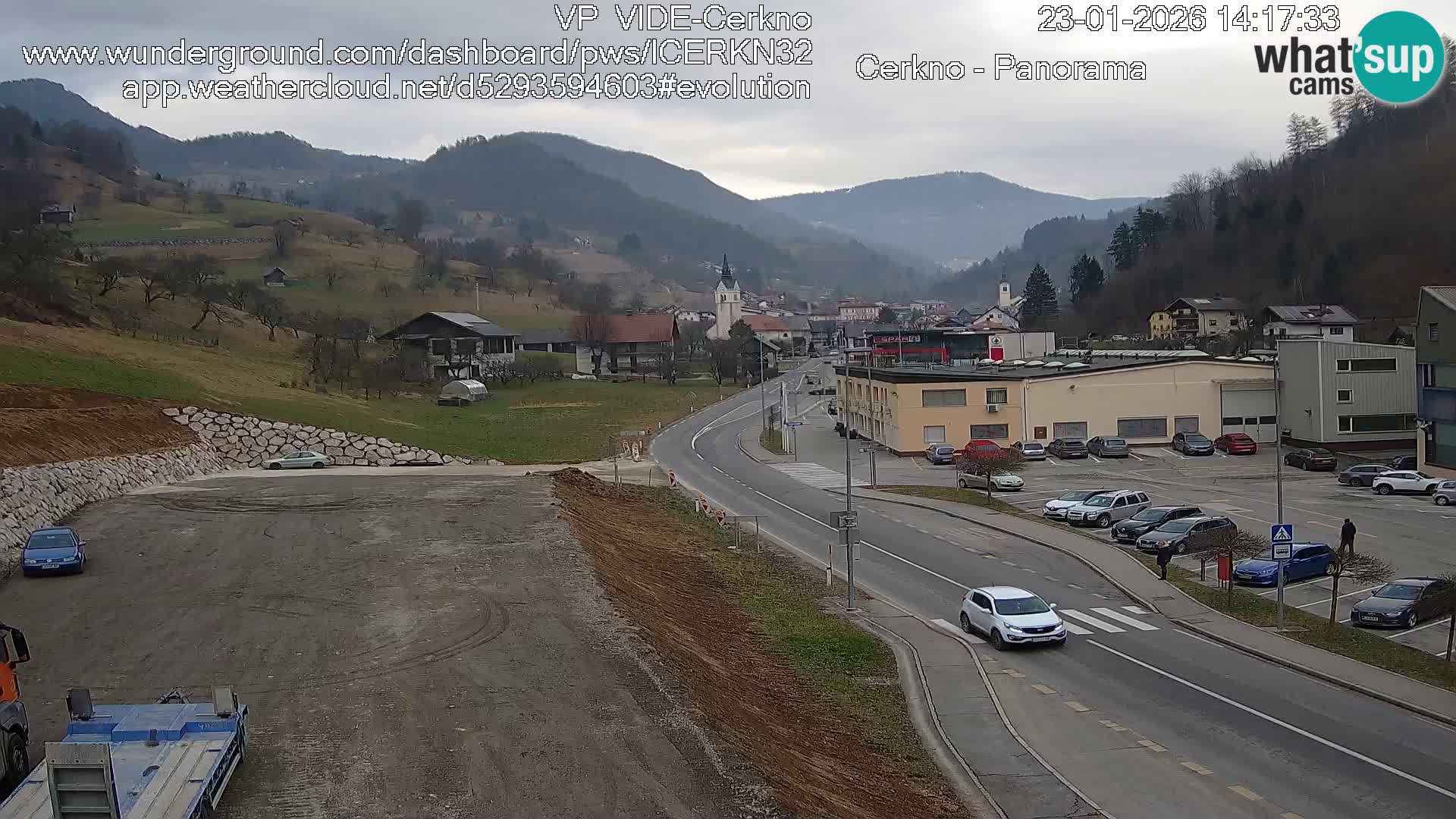 Webcam Ingresso Città di Cerkno