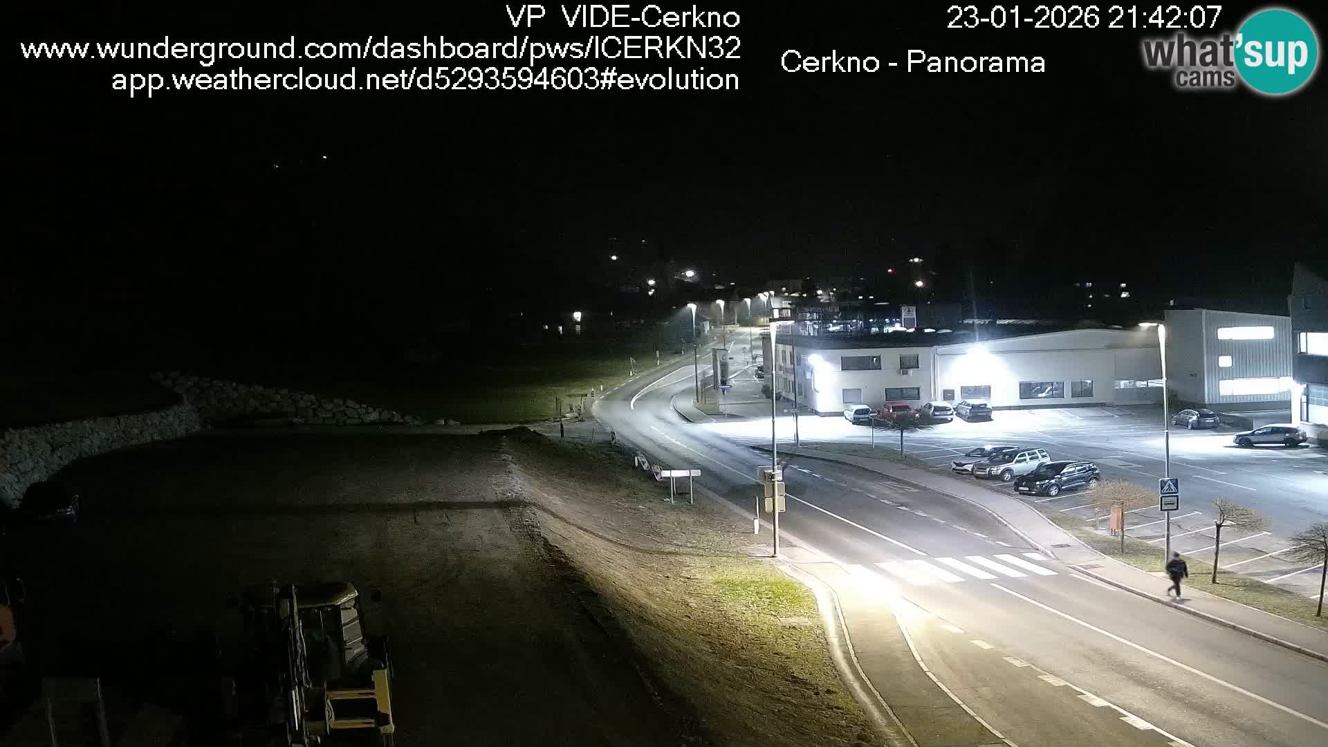 Webcam en direct – Entrée de la ville de Cerkno