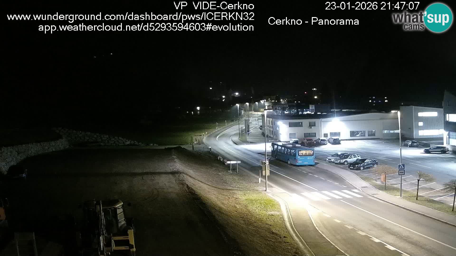 Cerkno city entrance Live Webcam