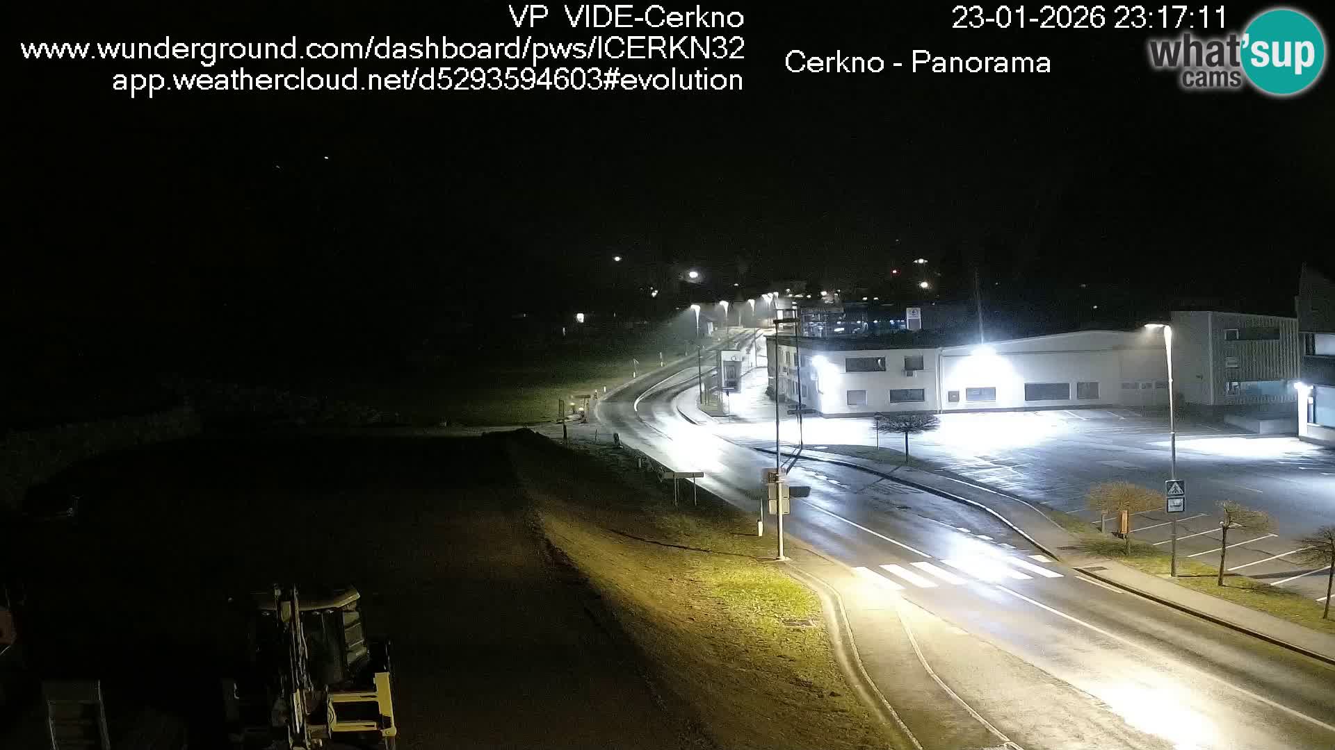 Cerkno entrada a la ciudad Webcam en vivo