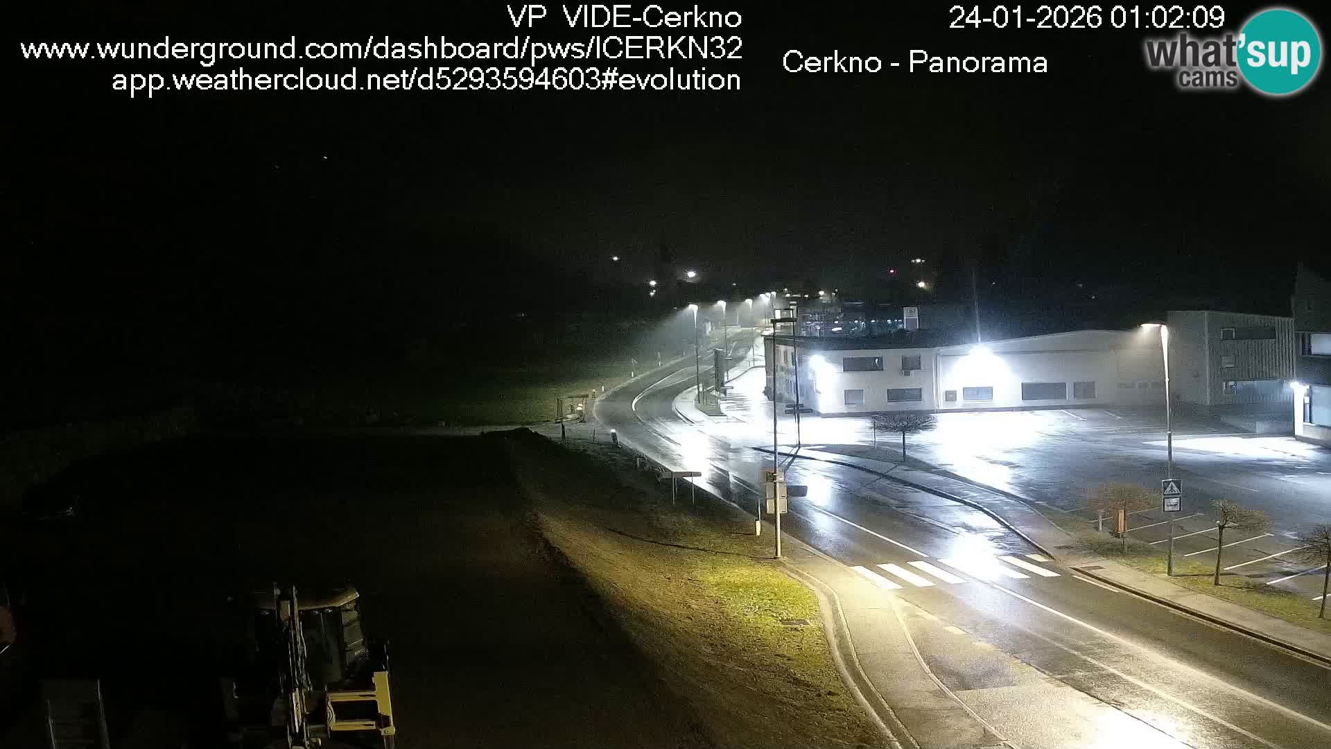 Cerkno entrada a la ciudad Webcam en vivo