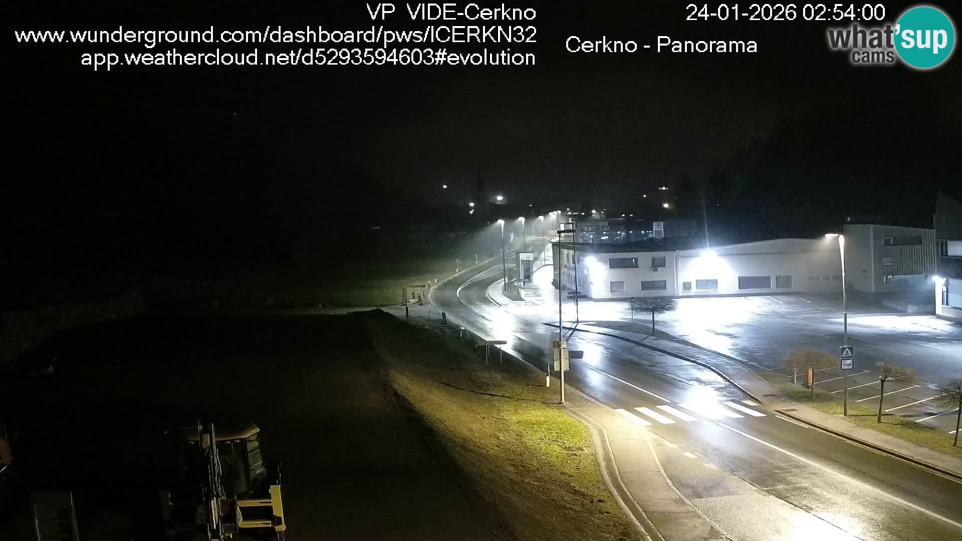 Cerkno entrada a la ciudad Webcam en vivo
