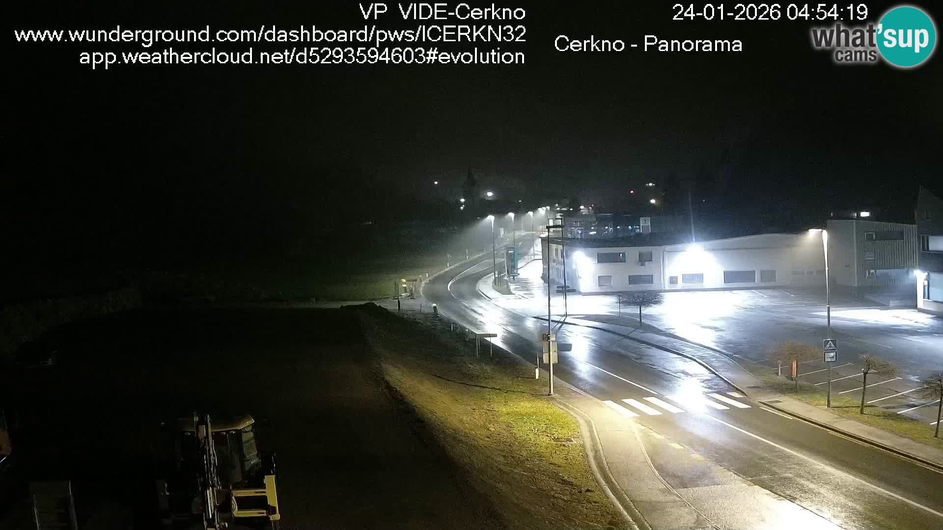 Cerkno city entrance Live Webcam