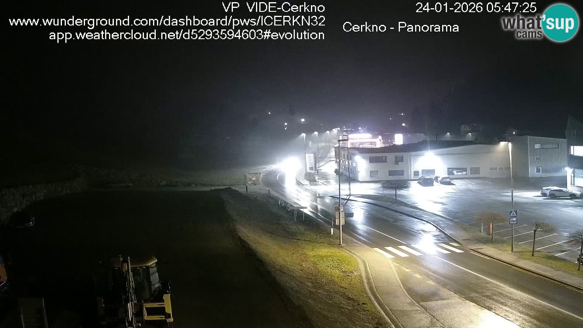 Cerkno entrada a la ciudad Webcam en vivo