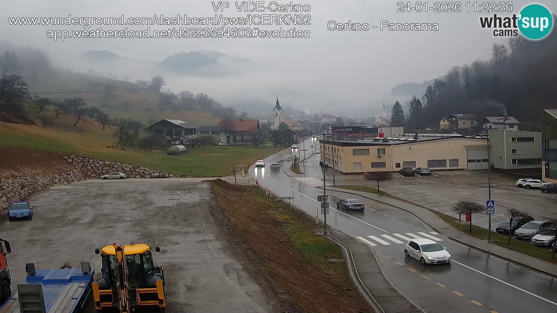 Cerkno ulaz u grad – Kamera uživo