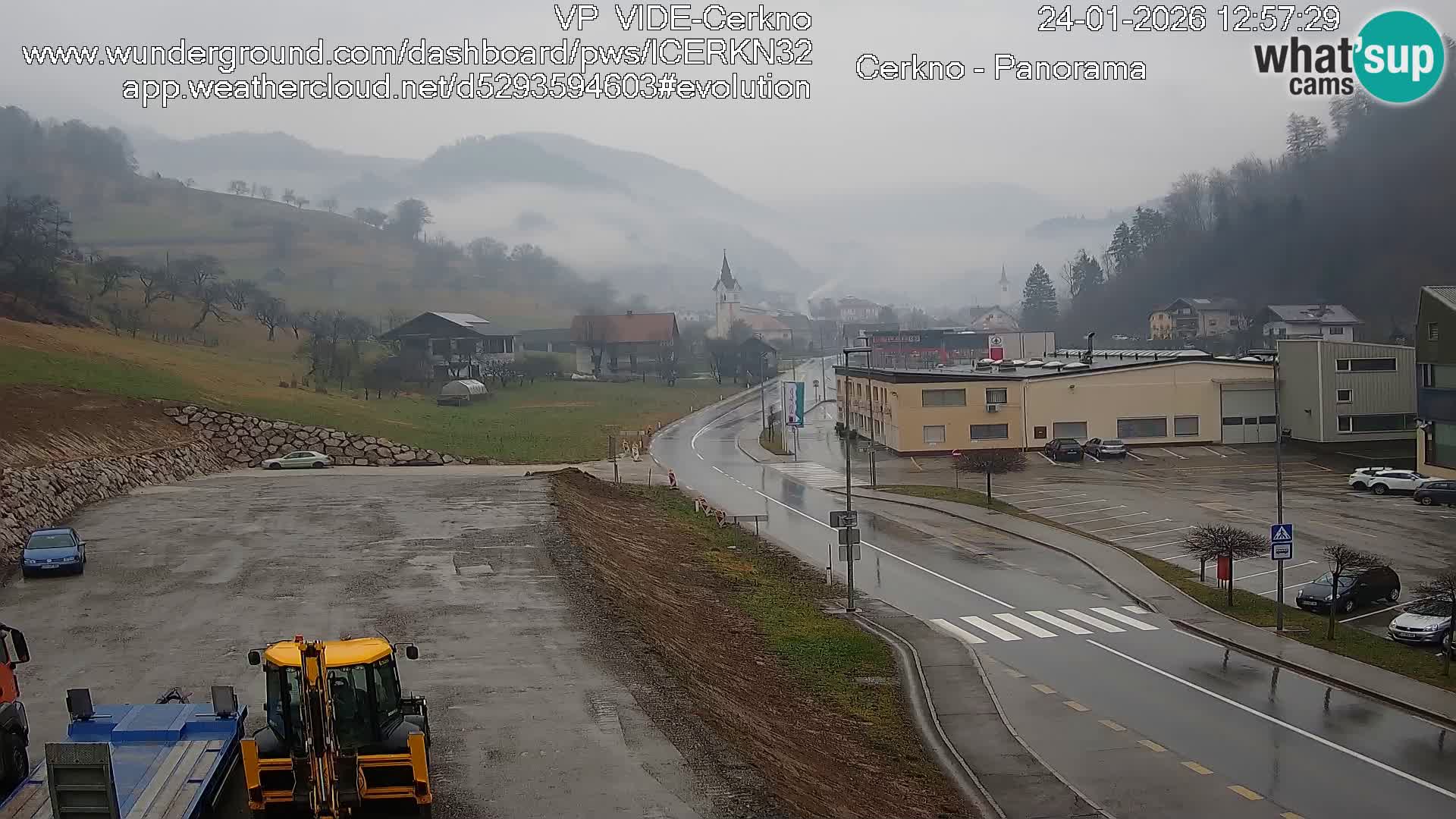 Cerkno Stadteingang Live-Webcam
