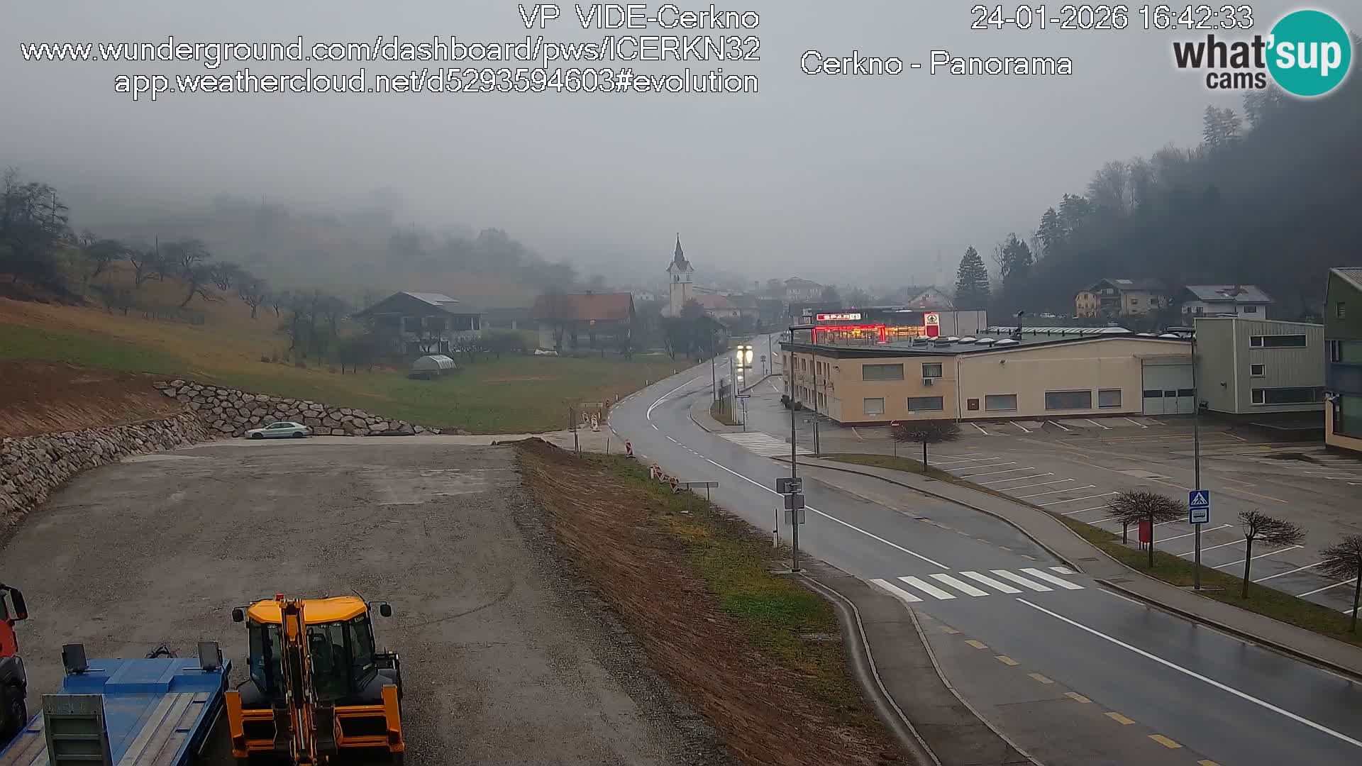 Webcam Ingresso Città di Cerkno