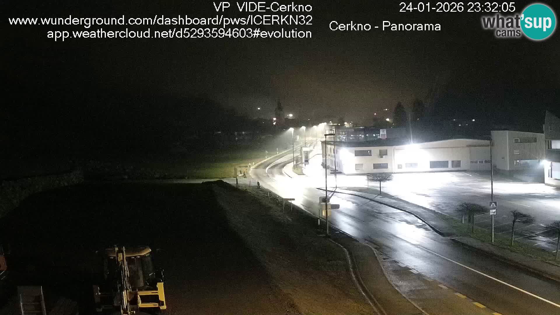 Cerkno city entrance Live Webcam