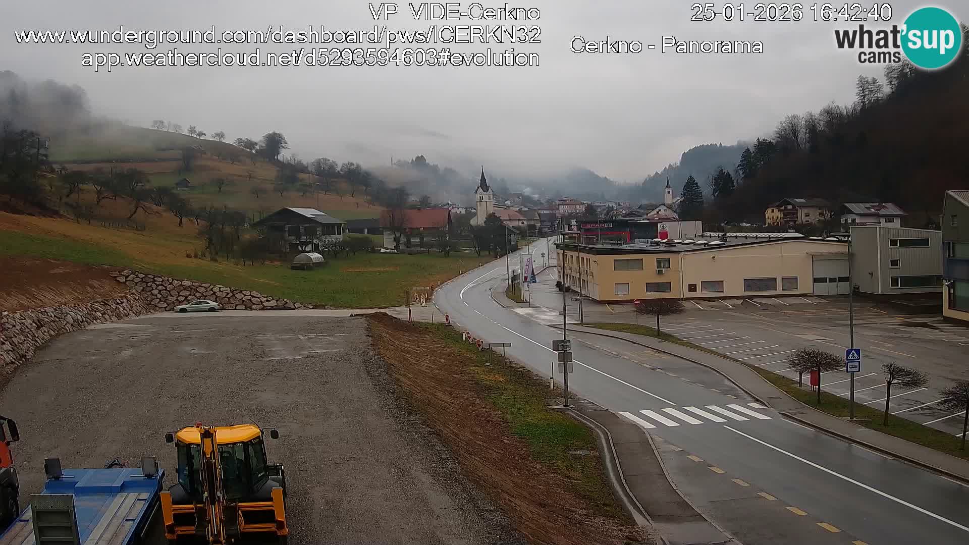 Cerkno ulaz u grad – Kamera uživo