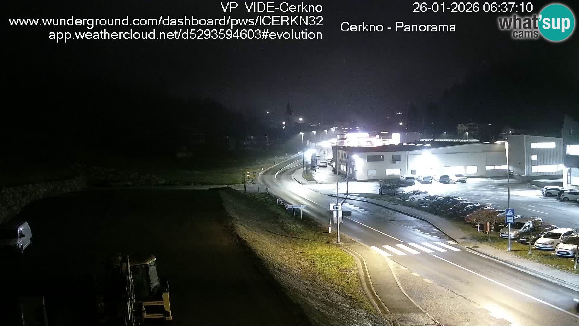 Cerkno ulaz u grad – Kamera uživo