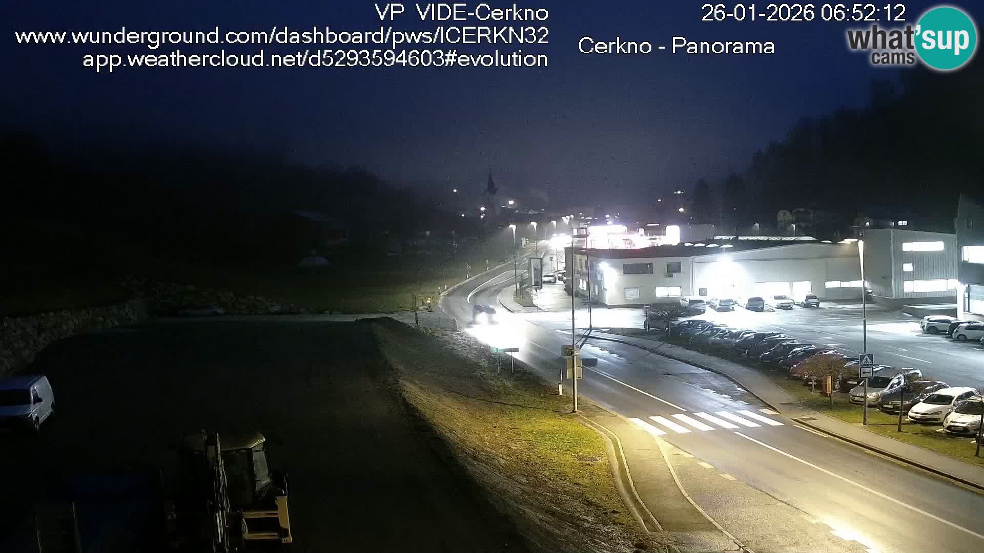 Cerkno ulaz u grad – Kamera uživo