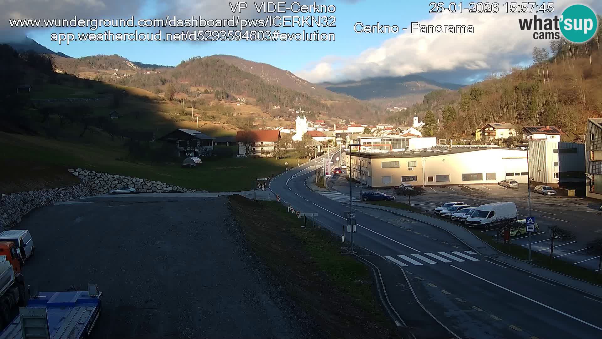 Webcam Ingresso Città di Cerkno