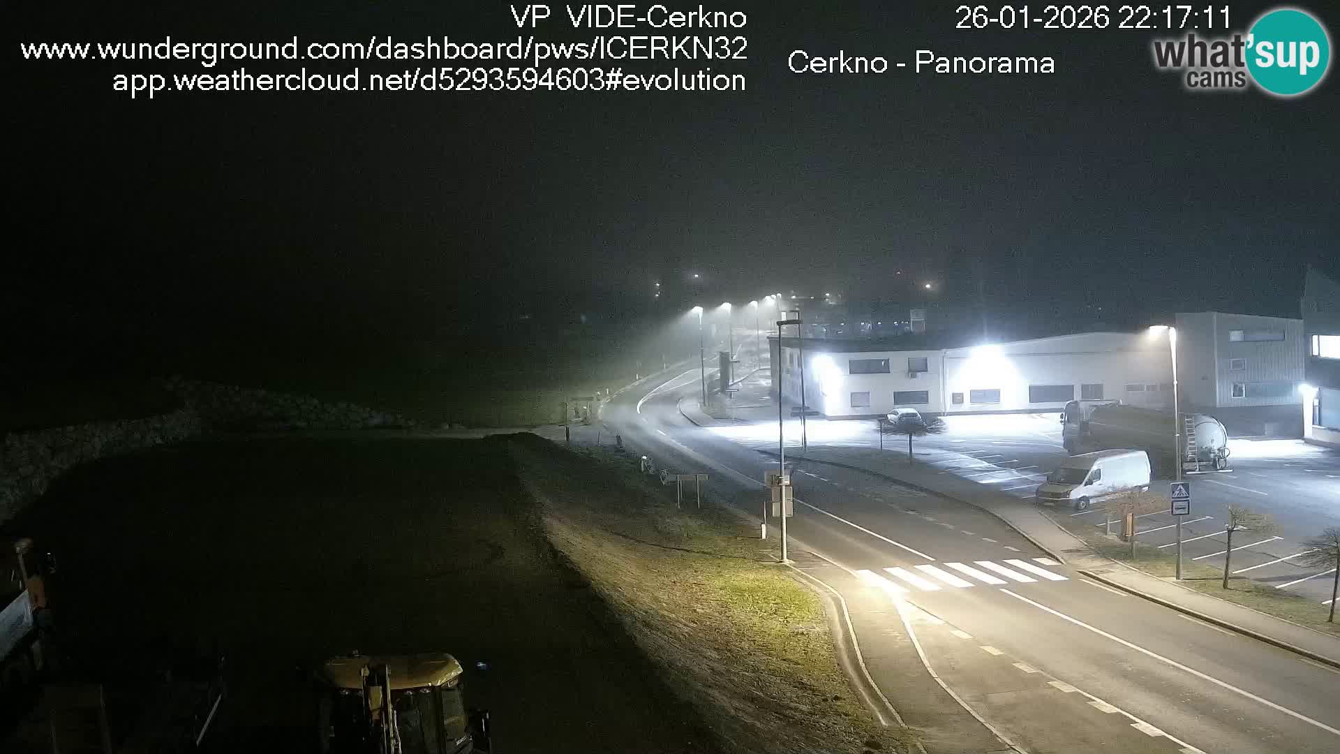 Cerkno city entrance Live Webcam