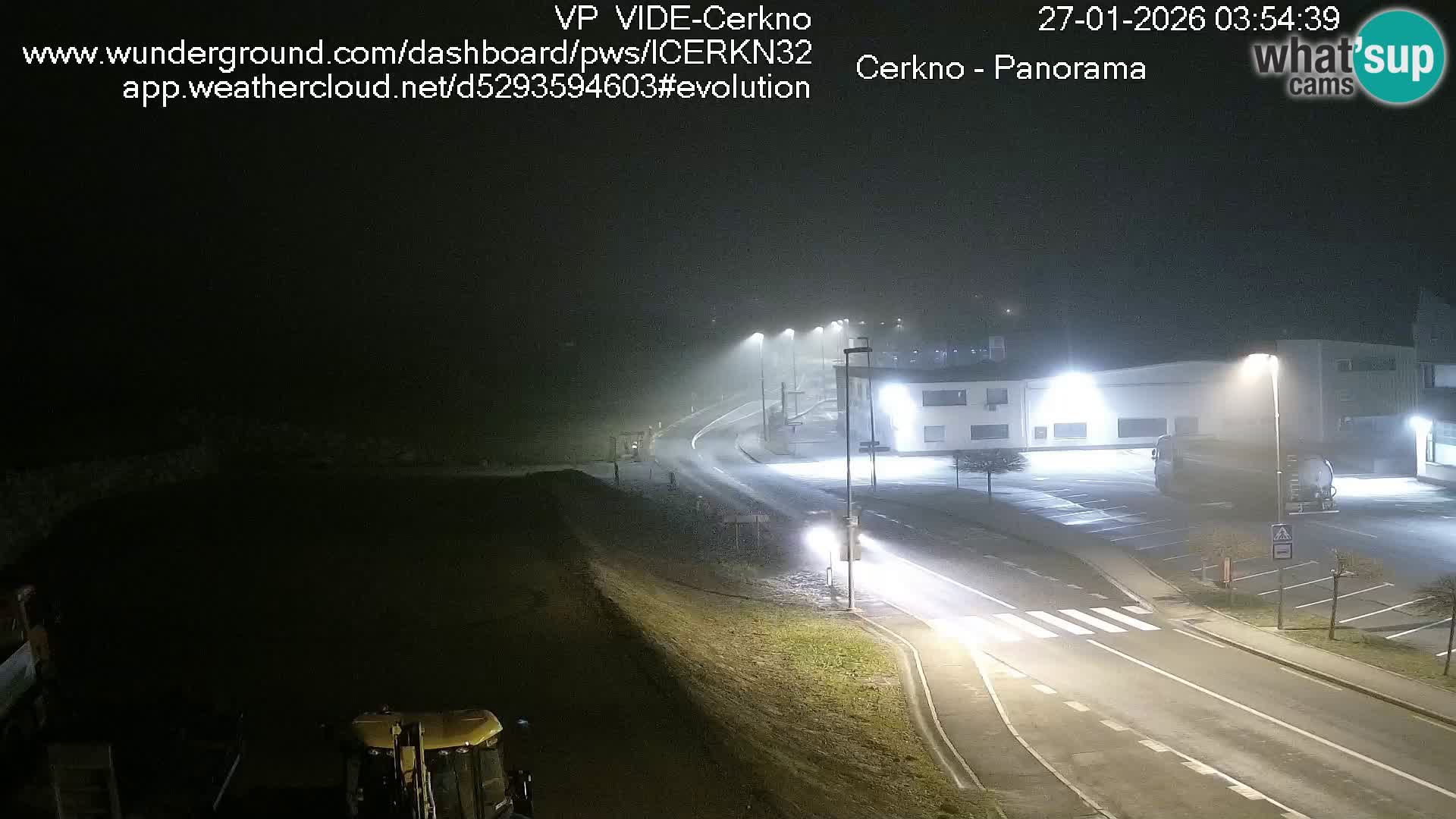 Cerkno city entrance Live Webcam