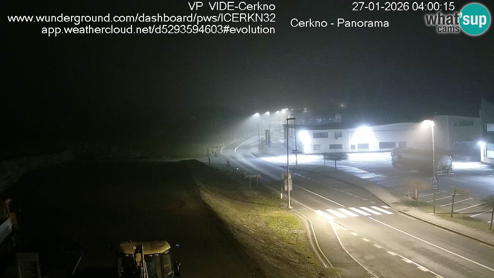 Cerkno city entrance Live Webcam