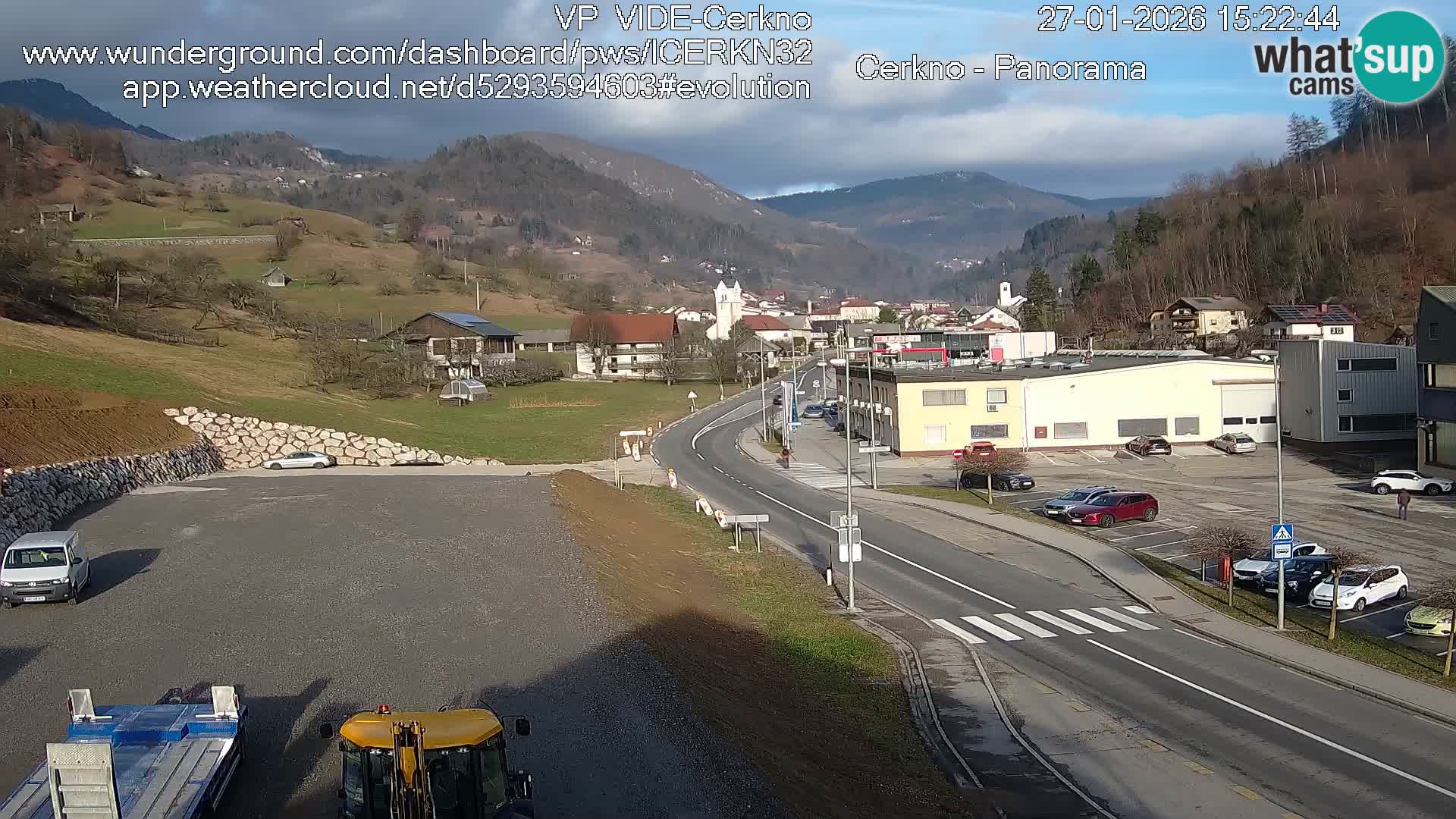 Cerkno ulaz u grad – Kamera uživo