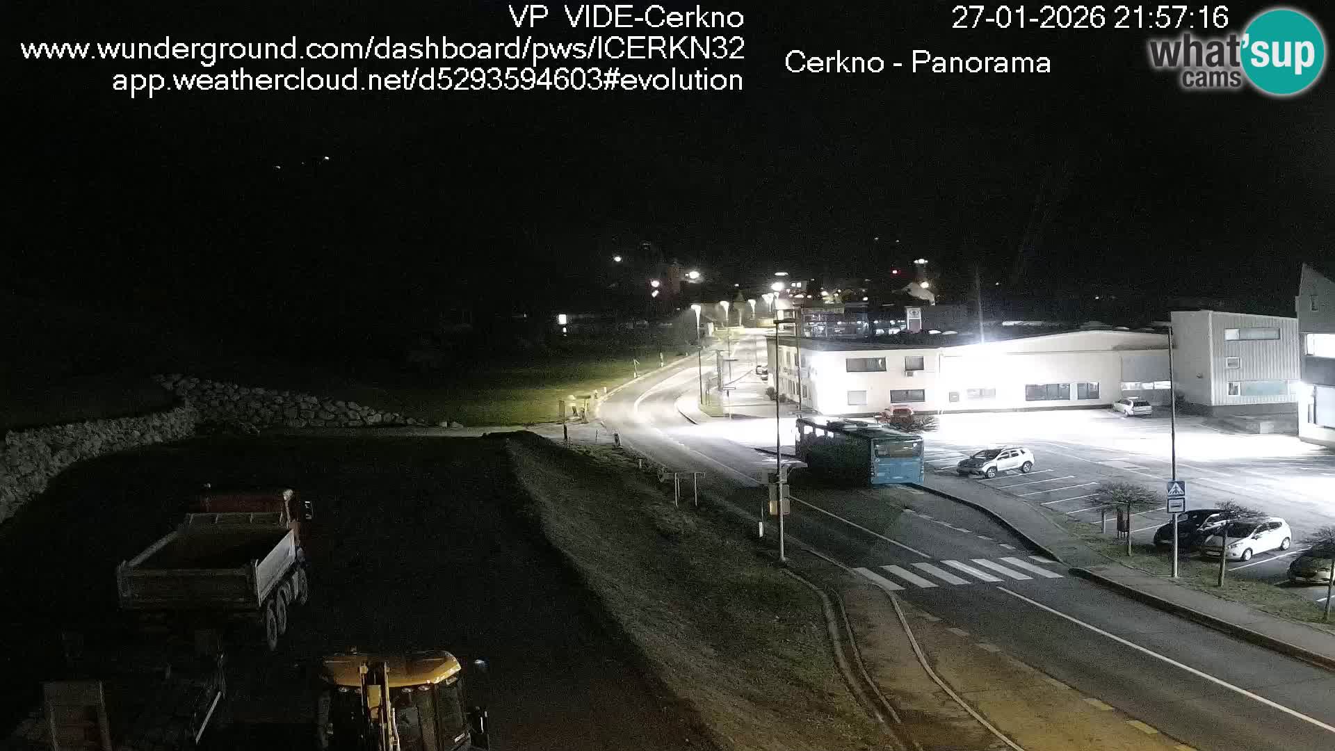 Cerkno entrada a la ciudad Webcam en vivo