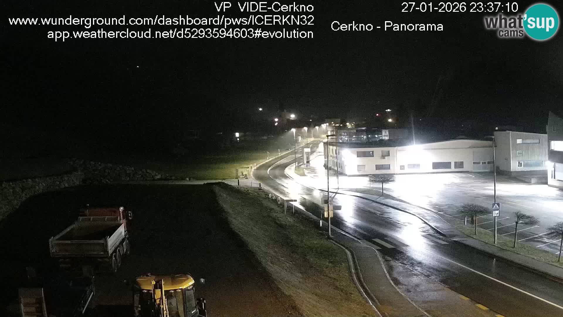 Cerkno entrada a la ciudad Webcam en vivo
