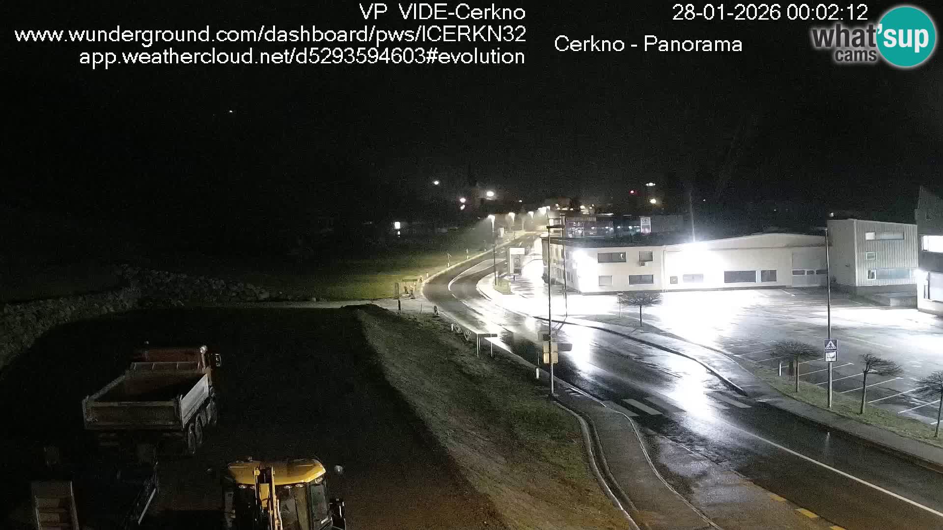 Cerkno entrada a la ciudad Webcam en vivo