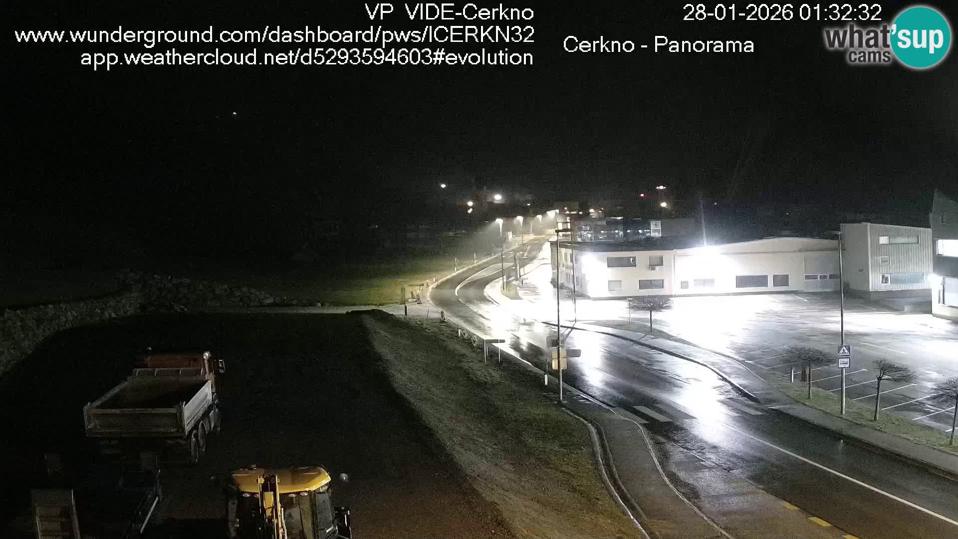 Webcam en direct – Entrée de la ville de Cerkno