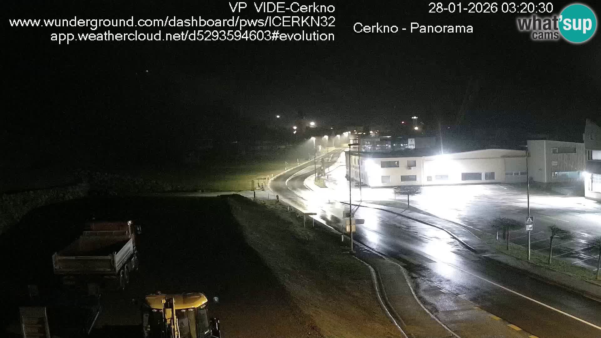 Webcam en direct – Entrée de la ville de Cerkno