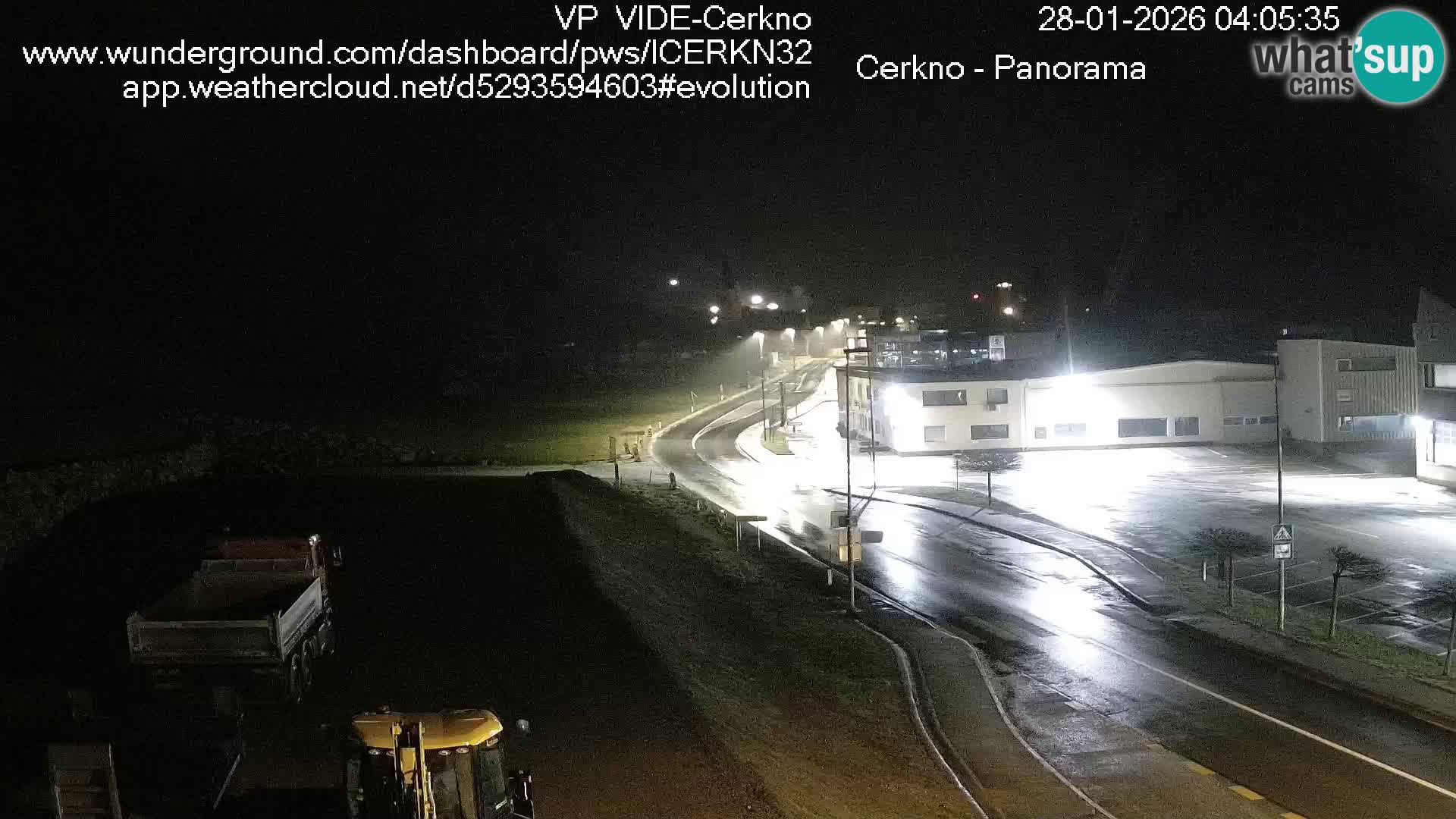 Cerkno entrada a la ciudad Webcam en vivo