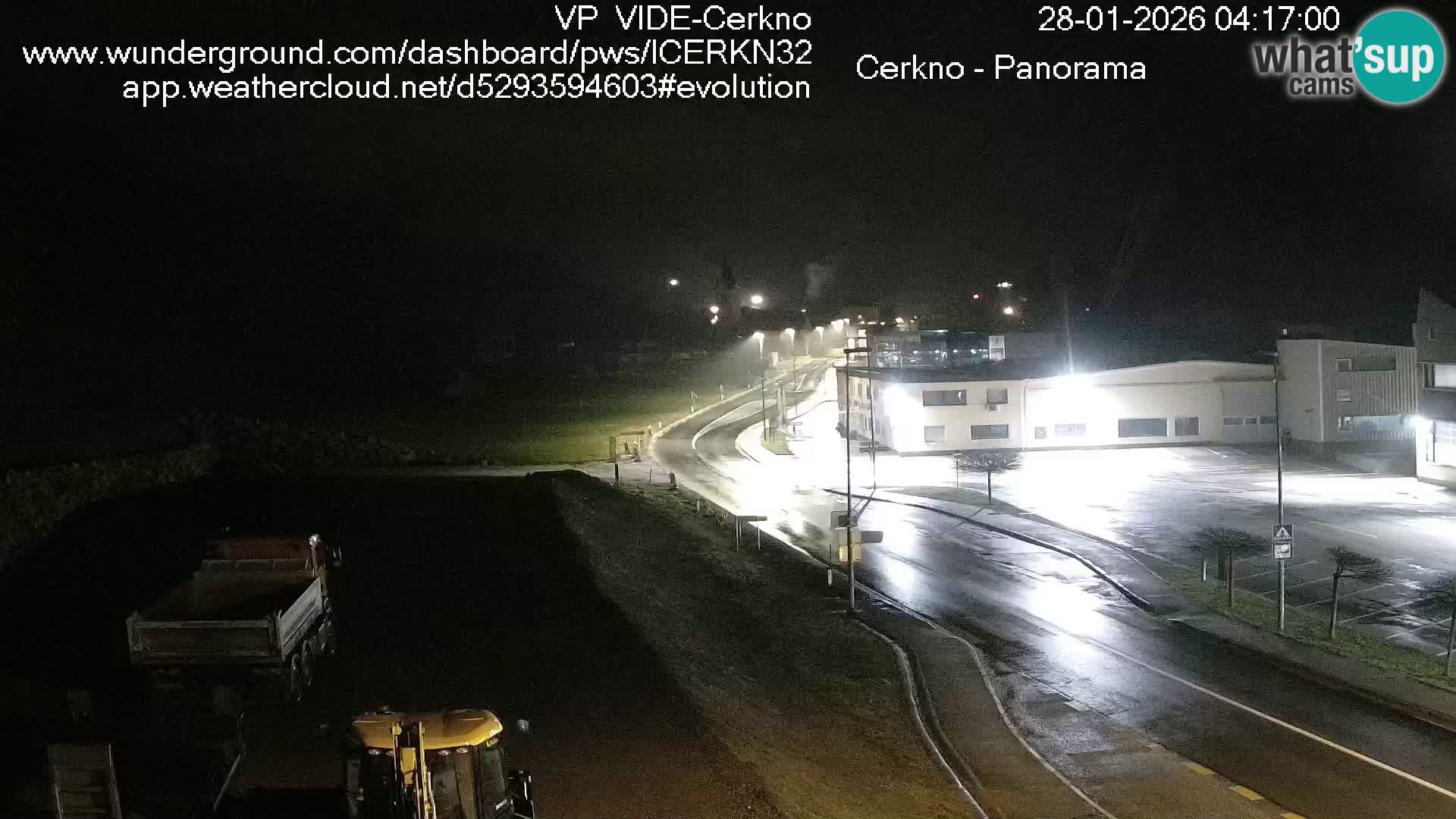Cerkno entrada a la ciudad Webcam en vivo