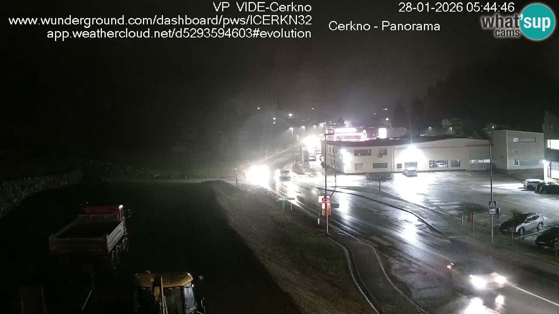 Cerkno entrada a la ciudad Webcam en vivo