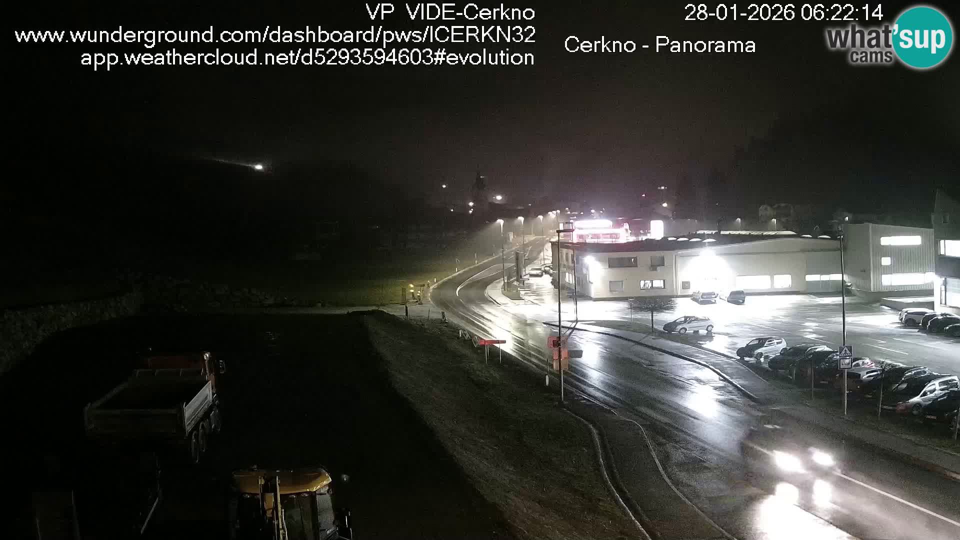 Cerkno city entrance Live Webcam
