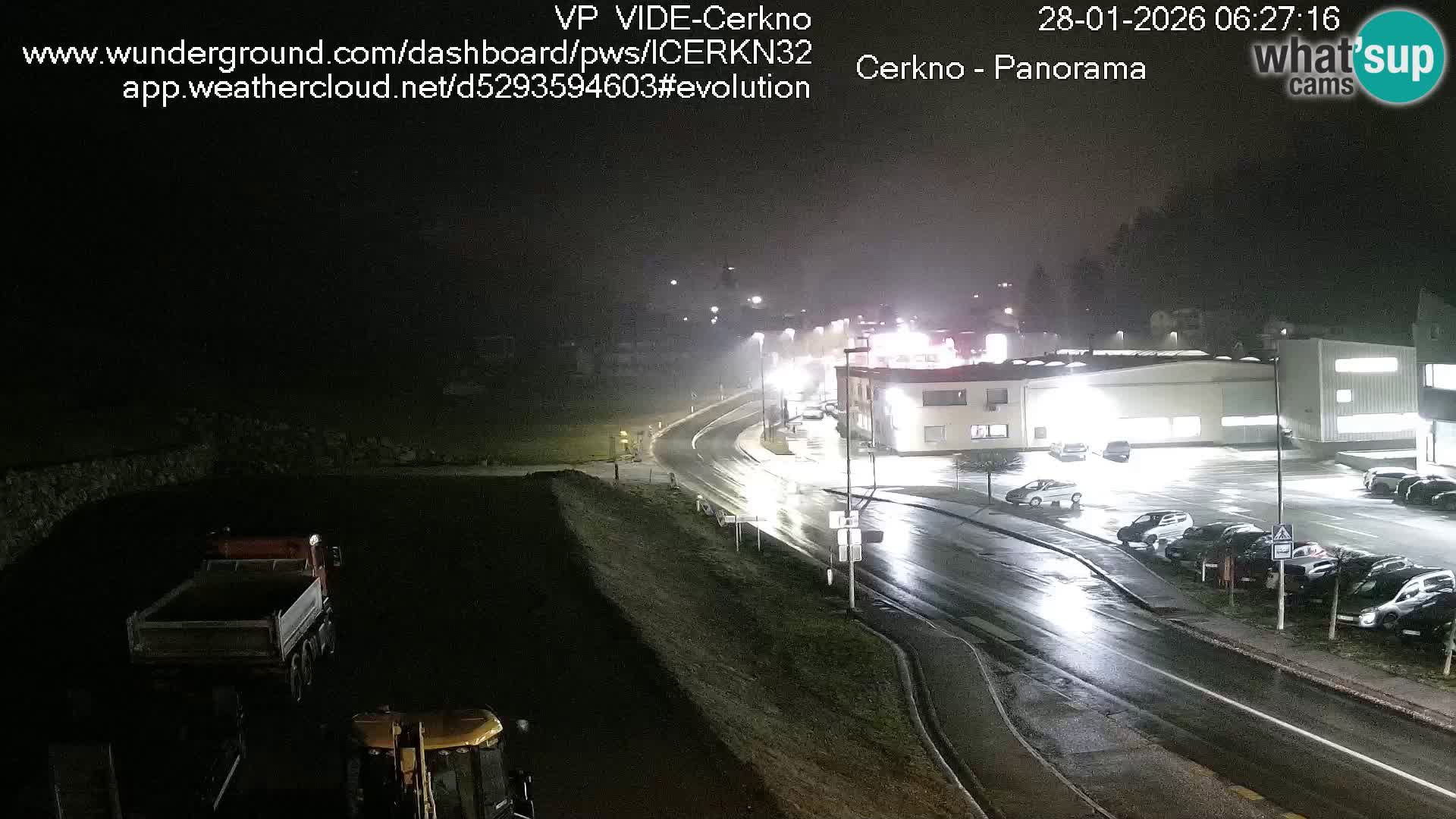 Cerkno city entrance Live Webcam