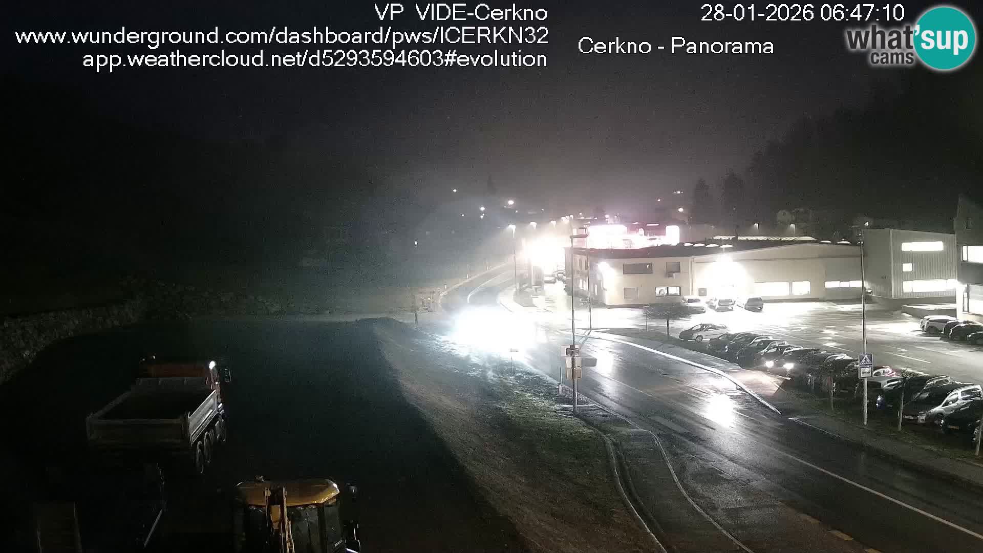Cerkno city entrance Live Webcam