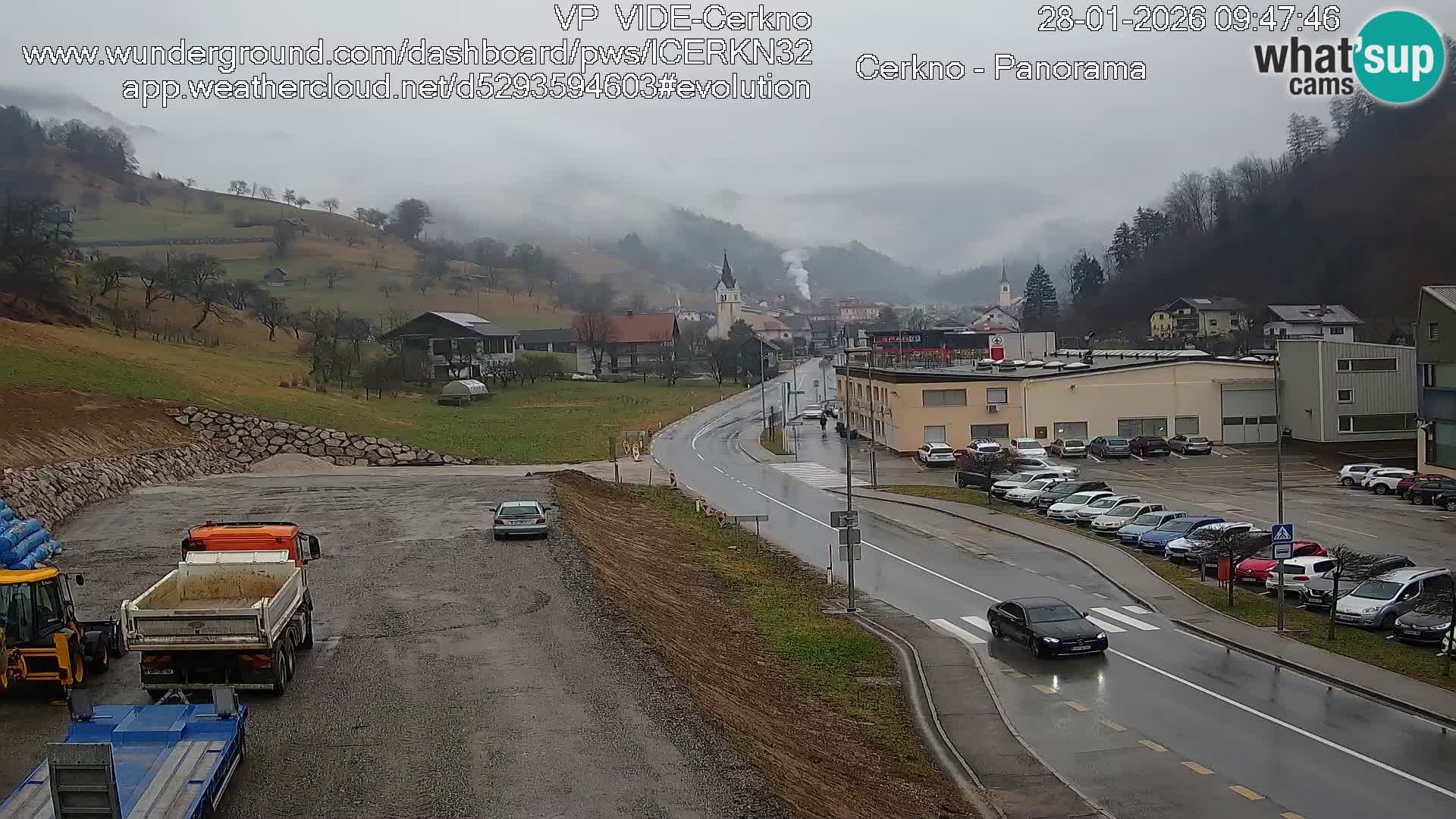Webcam Ingresso Città di Cerkno