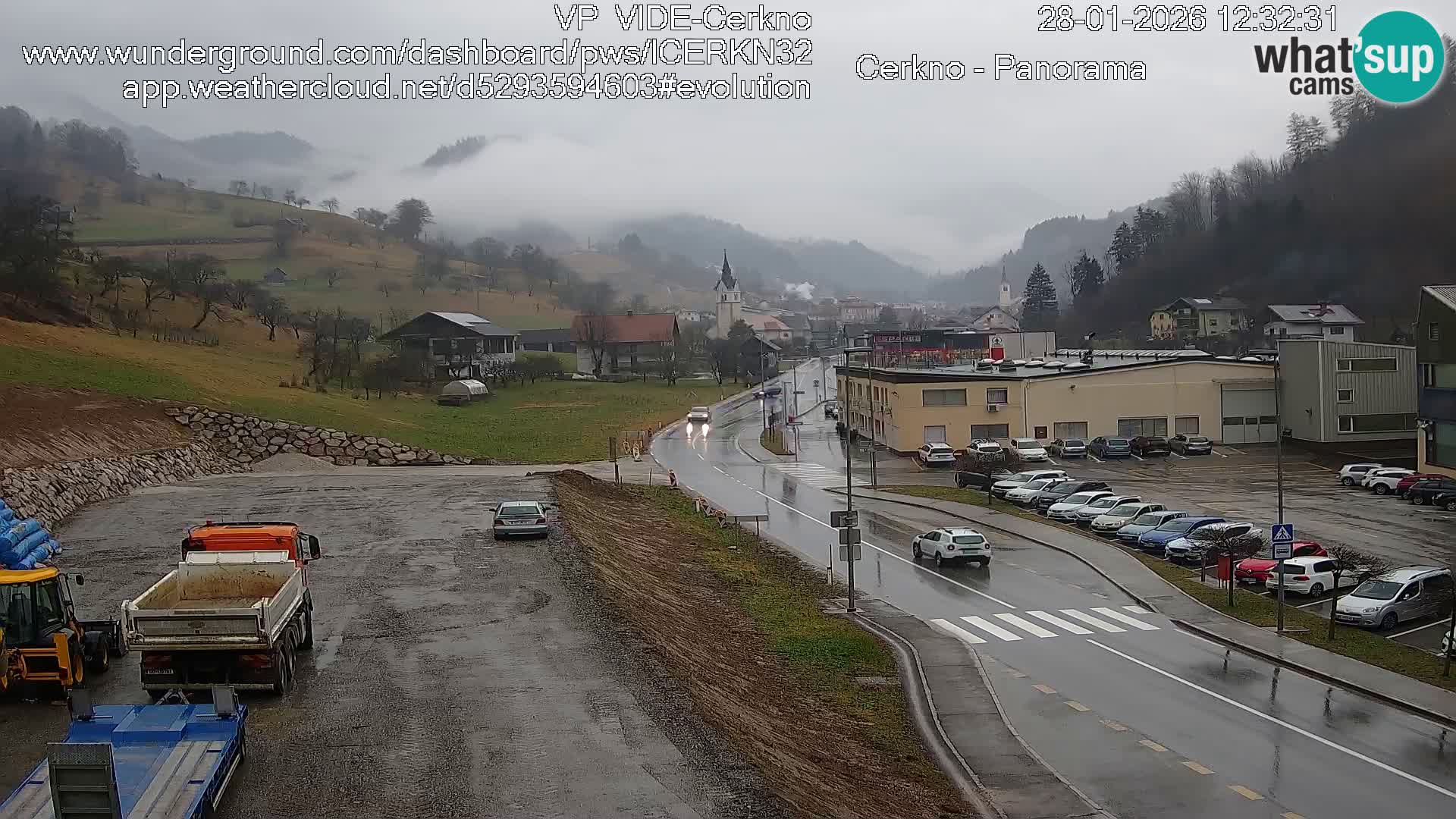Webcam Ingresso Città di Cerkno