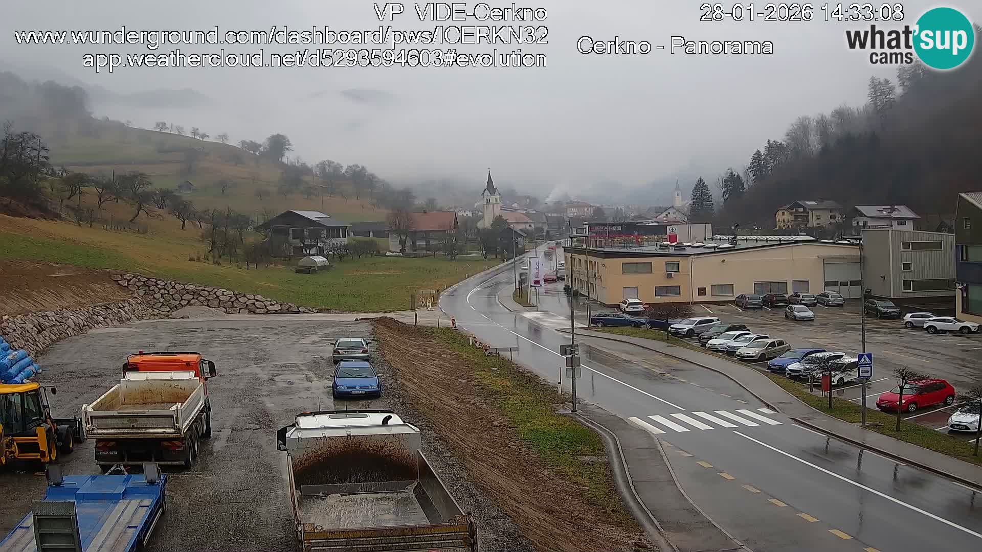 Cerkno ulaz u grad – Kamera uživo