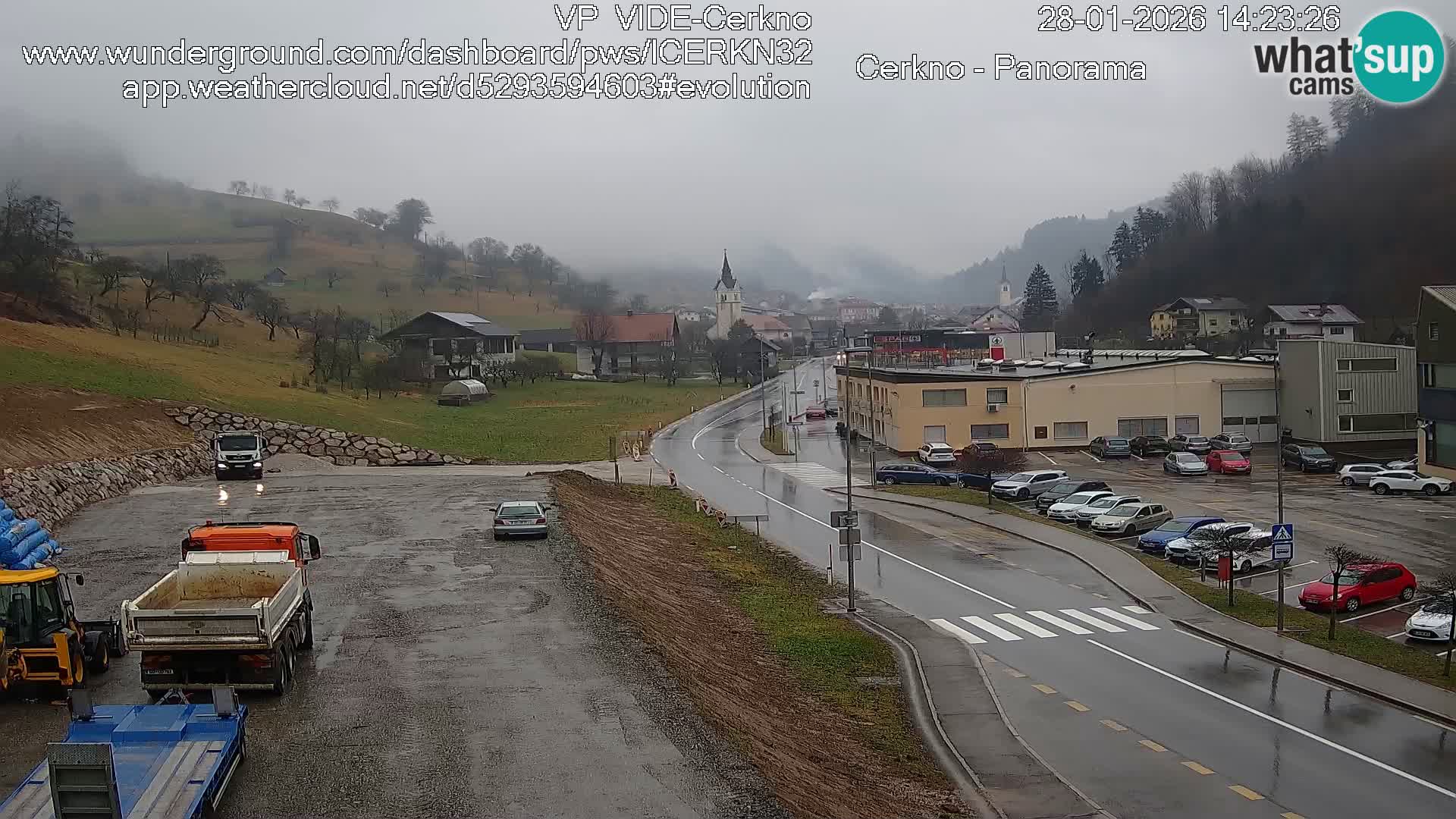 Webcam Ingresso Città di Cerkno
