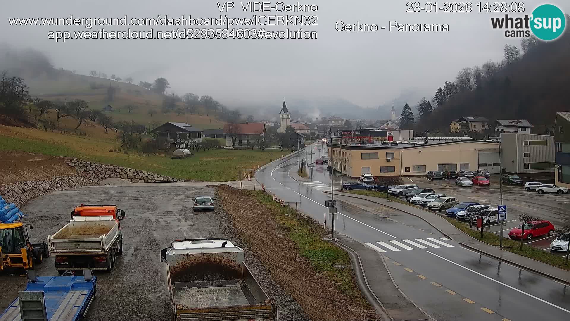 Cerkno Stadteingang Live-Webcam