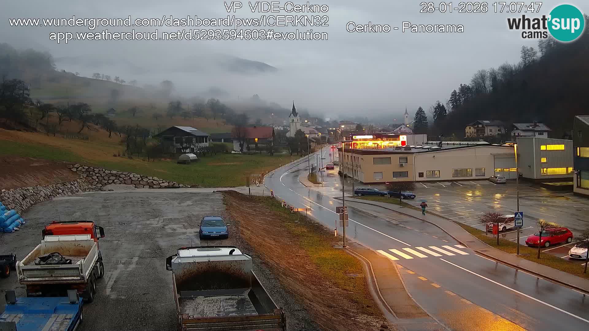 Cerkno ulaz u grad – Kamera uživo