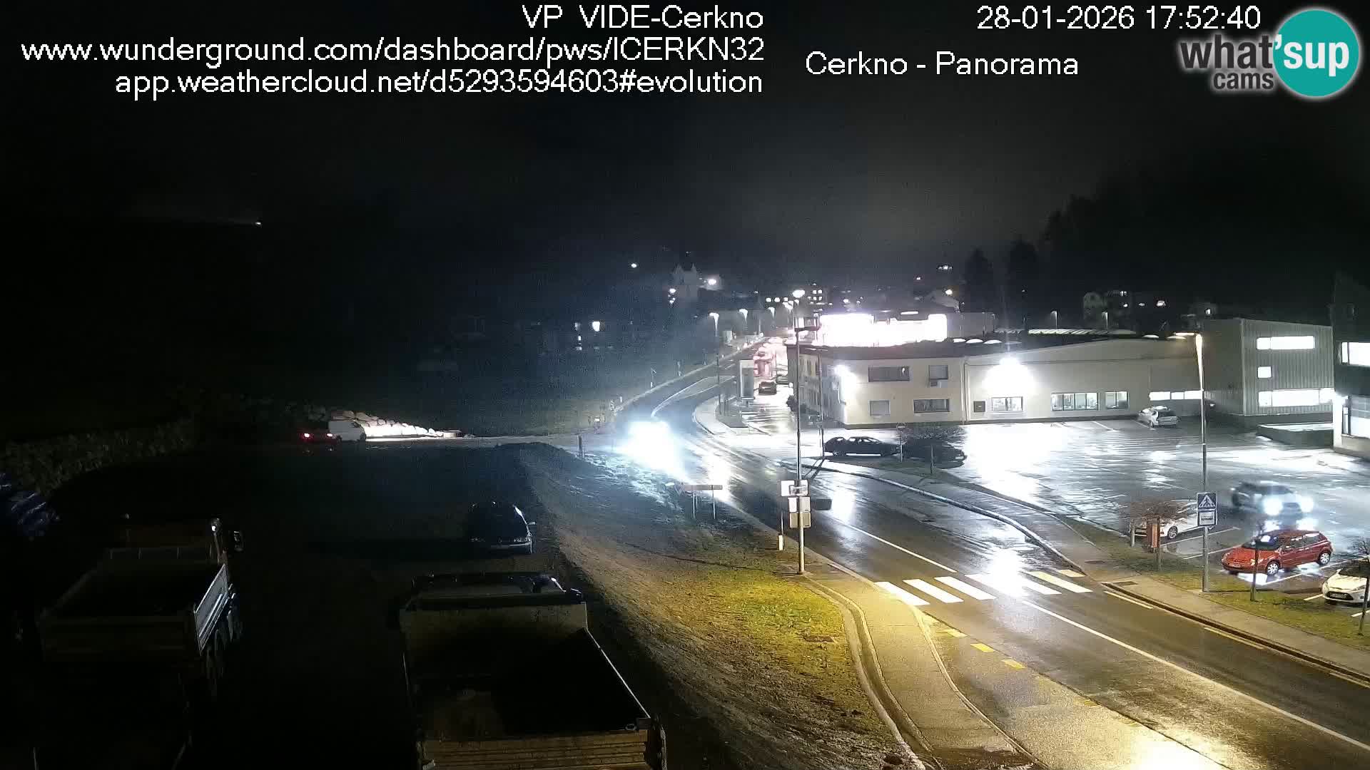 Cerkno ulaz u grad – Kamera uživo