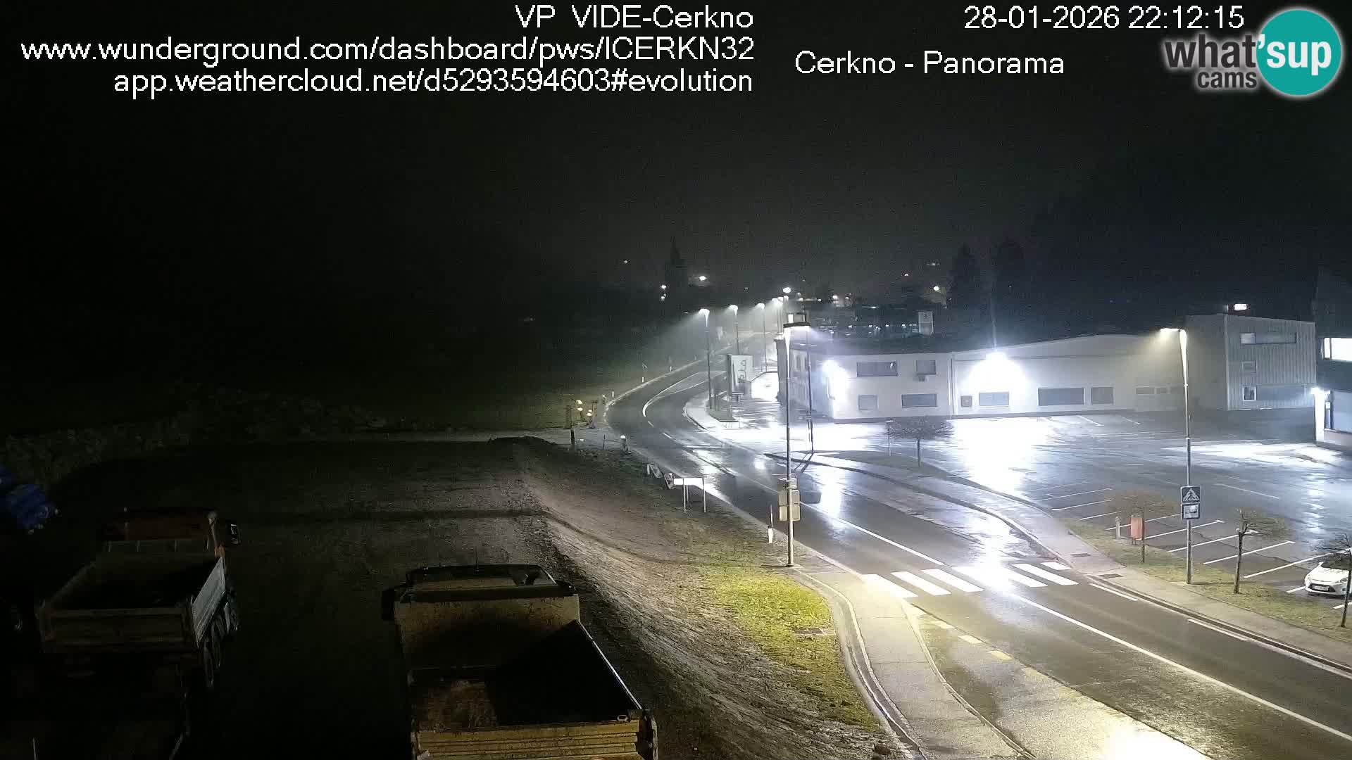Cerkno city entrance Live Webcam