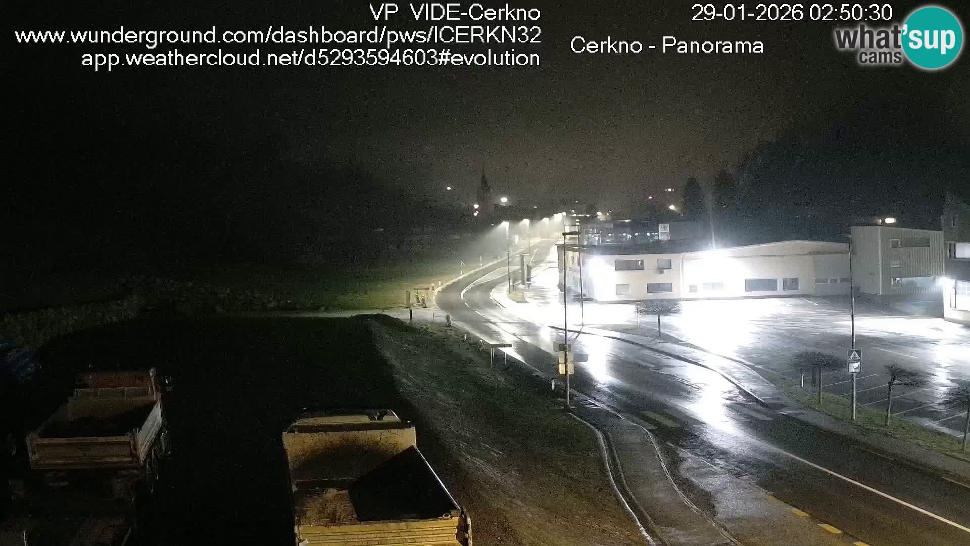 Cerkno entrada a la ciudad Webcam en vivo