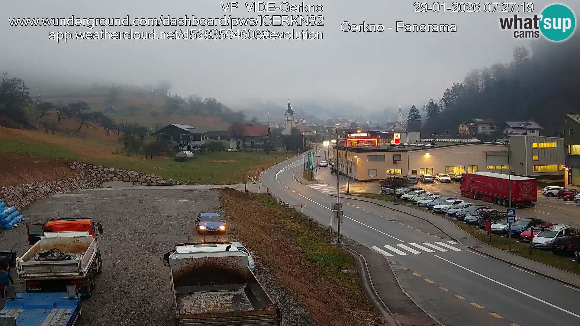 Cerkno Stadteingang Live-Webcam