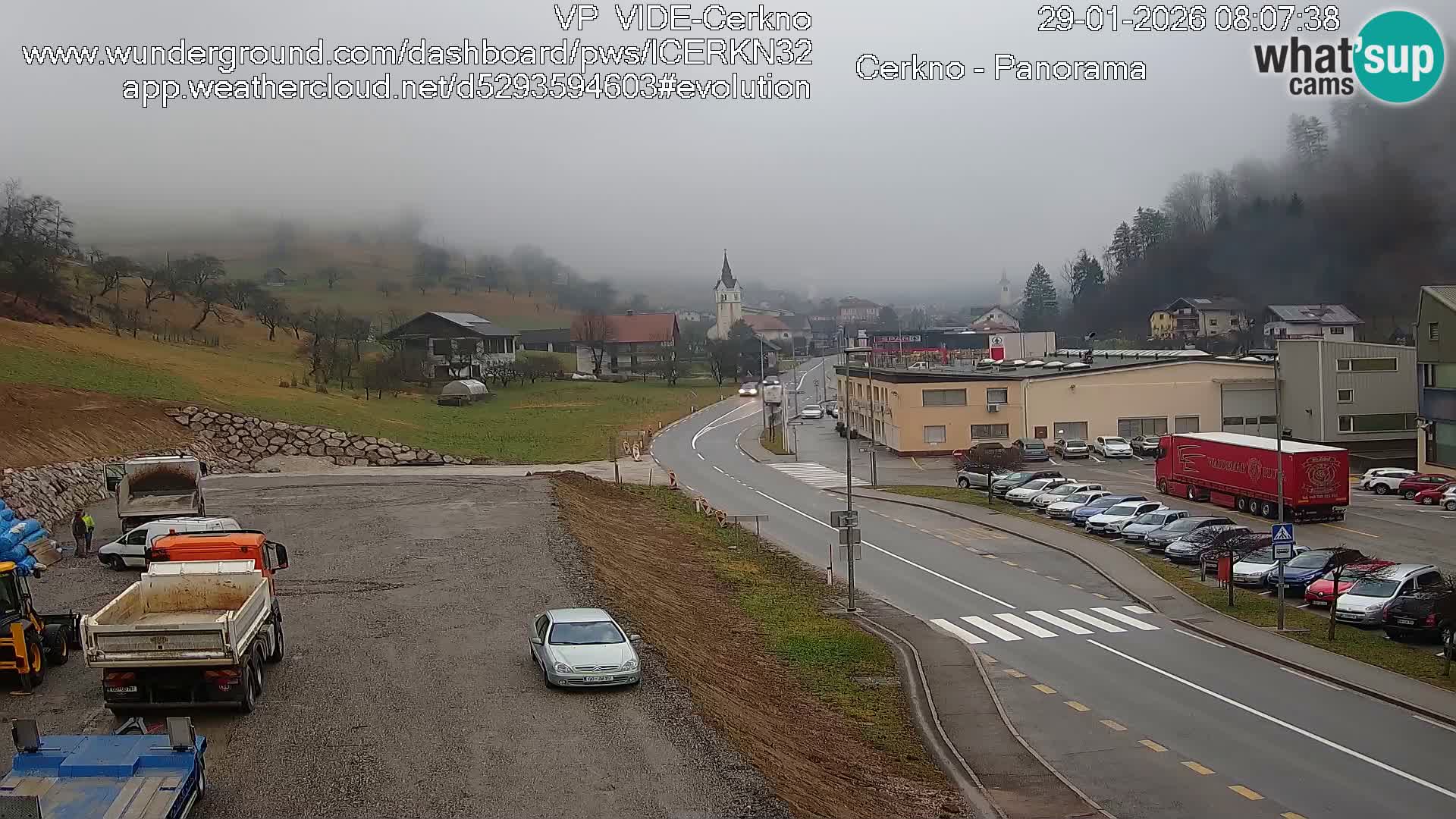 Cerkno ulaz u grad – Kamera uživo