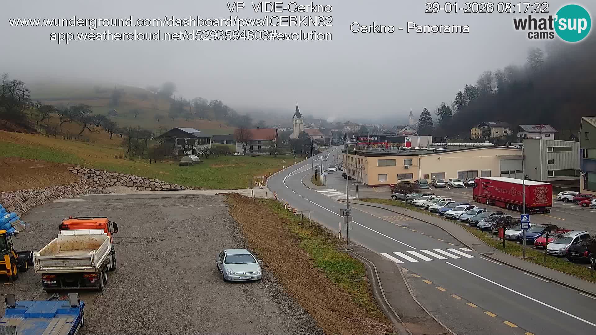 Cerkno ulaz u grad – Kamera uživo