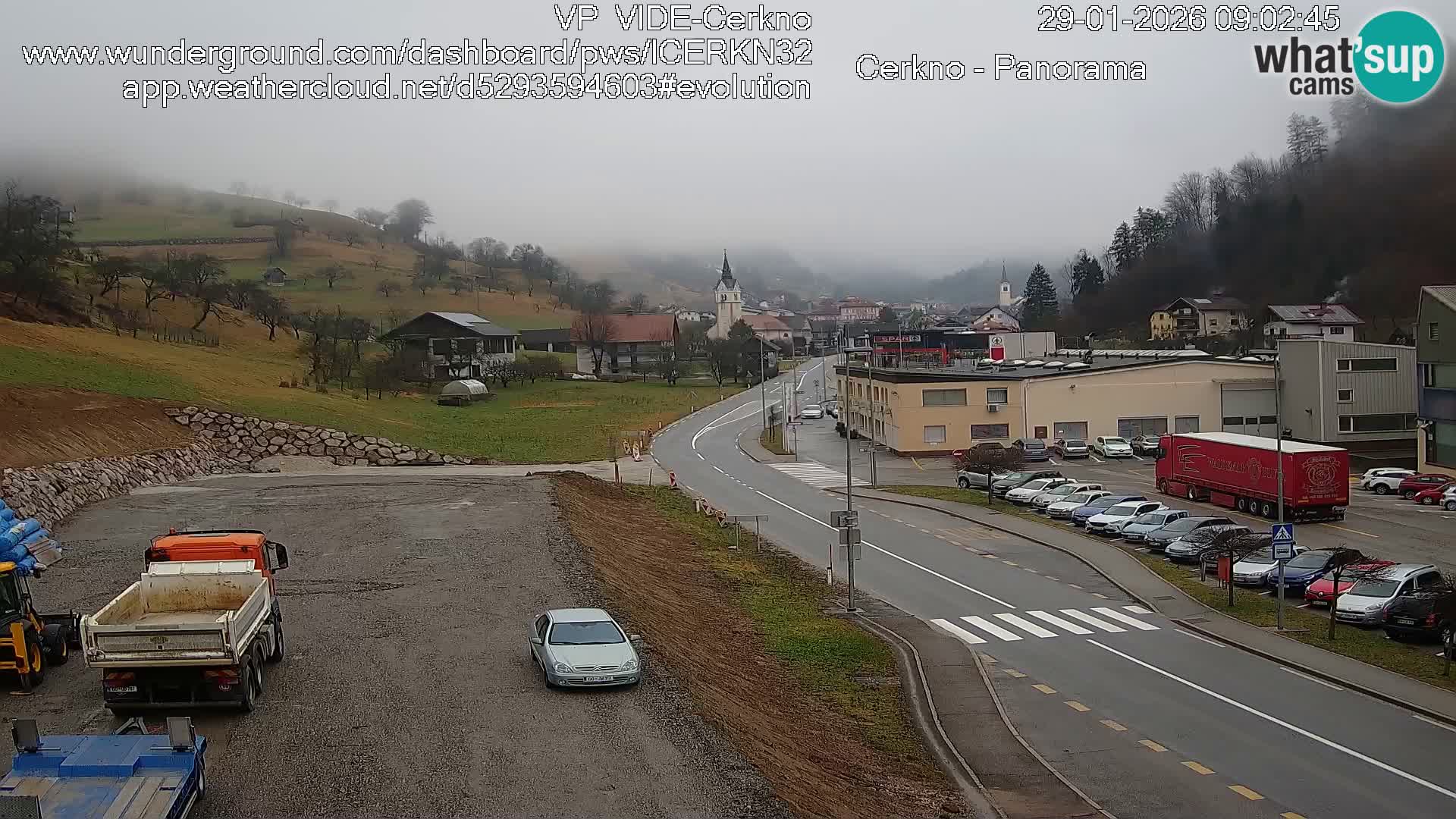 Cerkno Stadteingang Live-Webcam