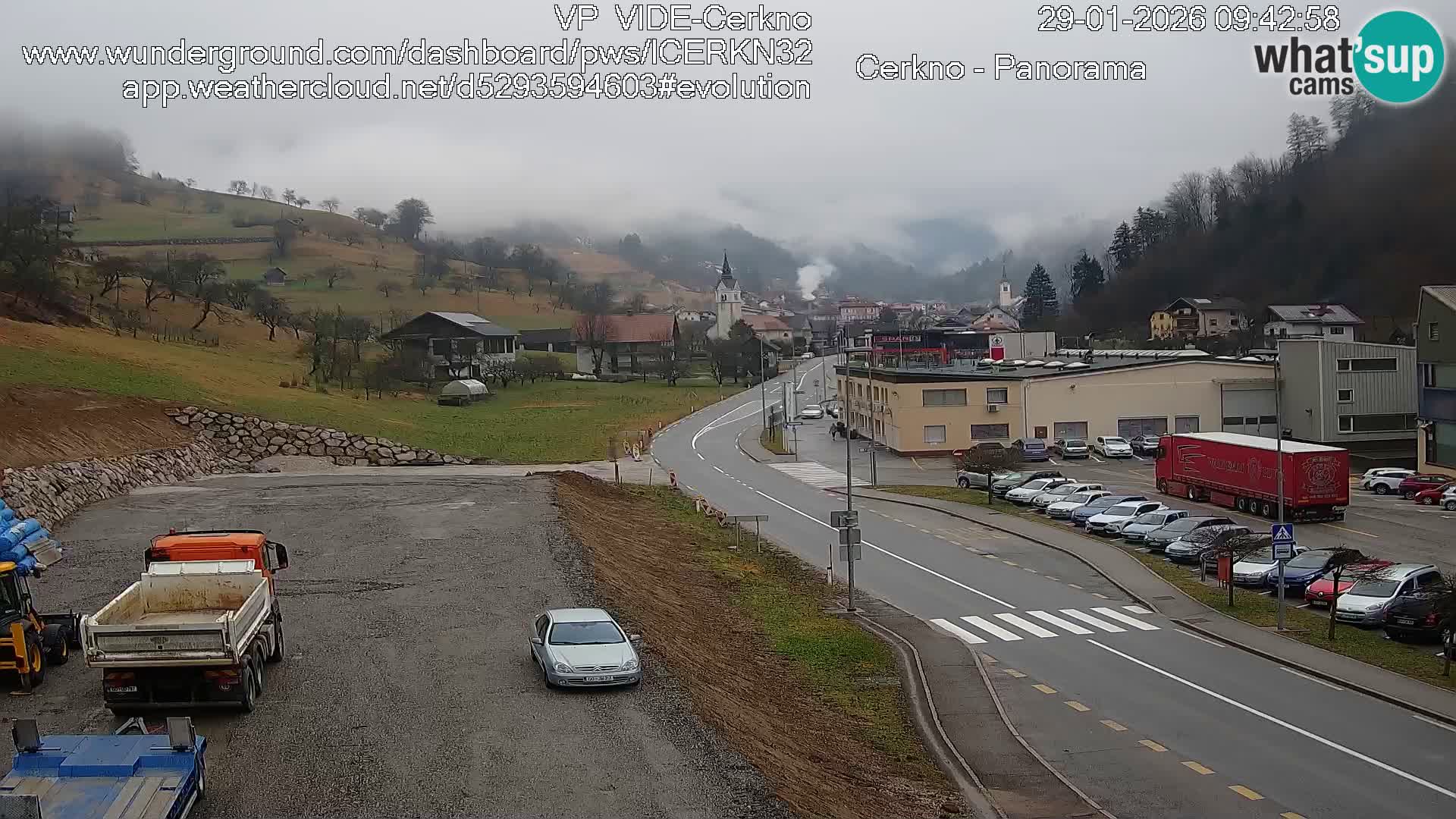 Webcam Ingresso Città di Cerkno