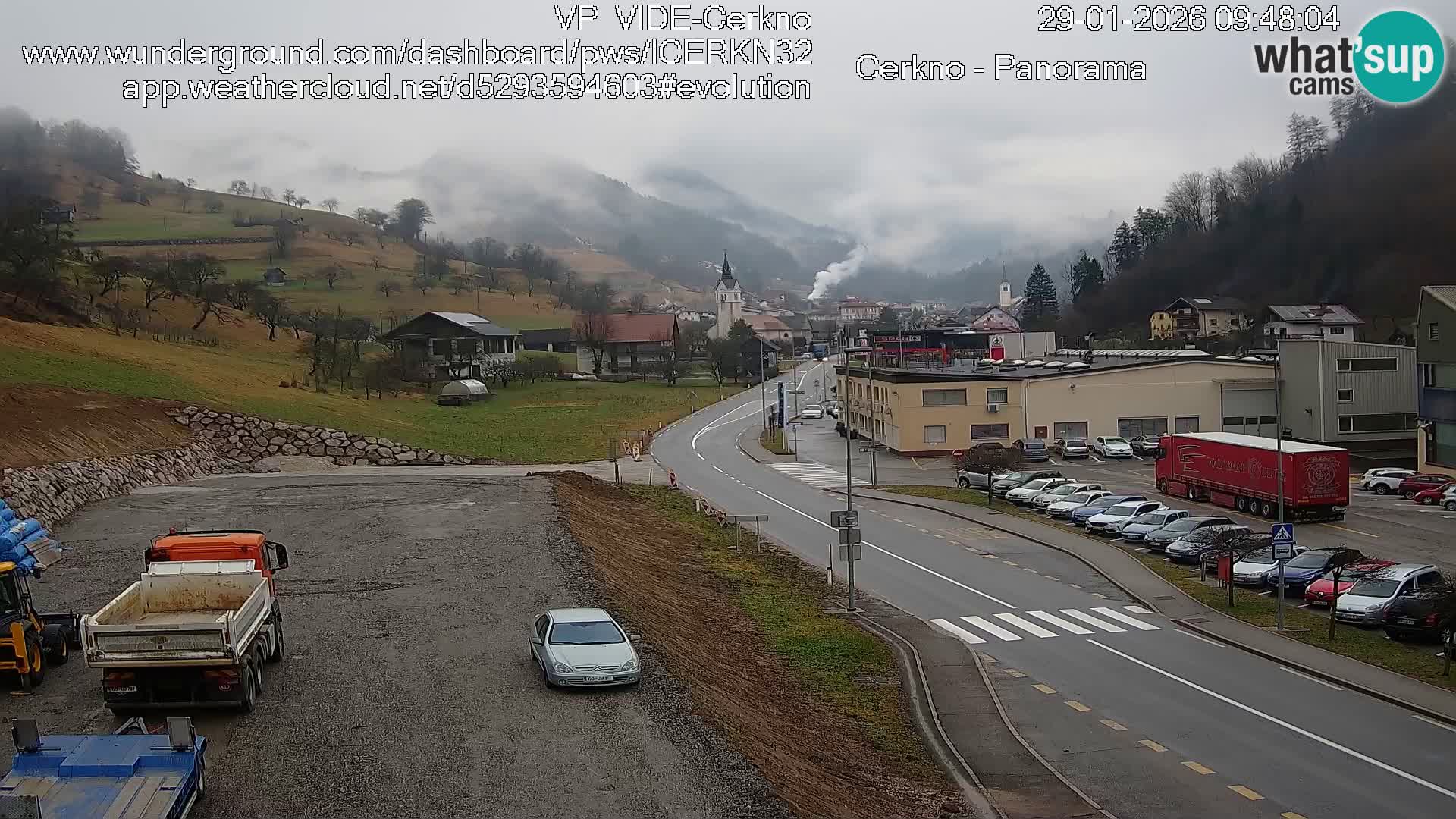 Cerkno Stadteingang Live-Webcam