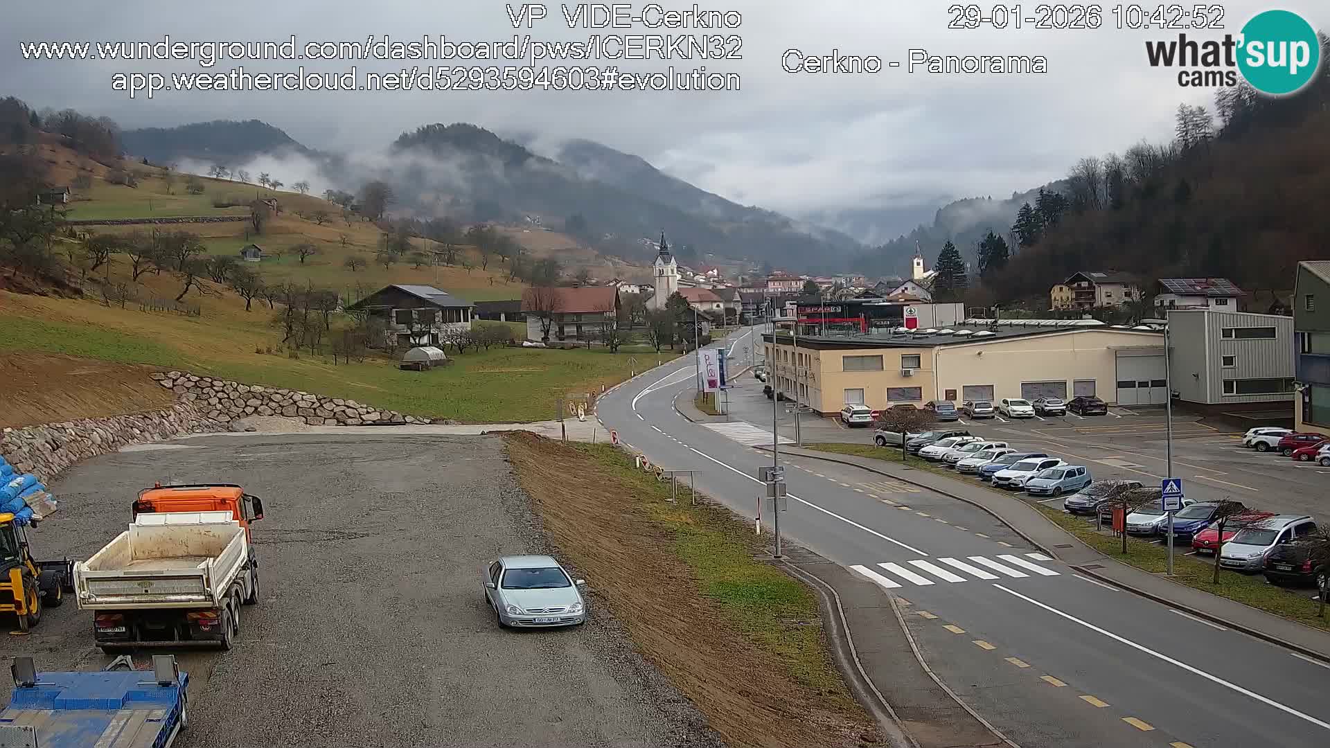 Cerkno Stadteingang Live-Webcam