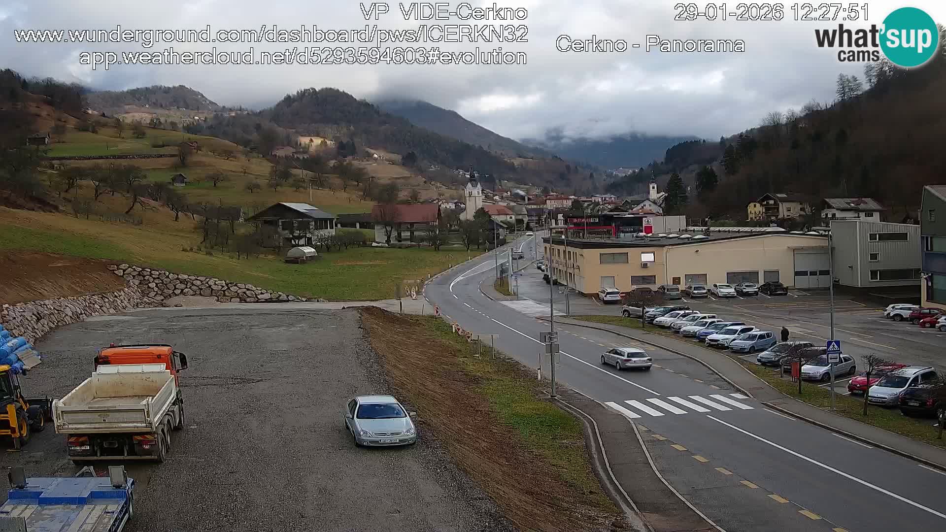 Cerkno Stadteingang Live-Webcam