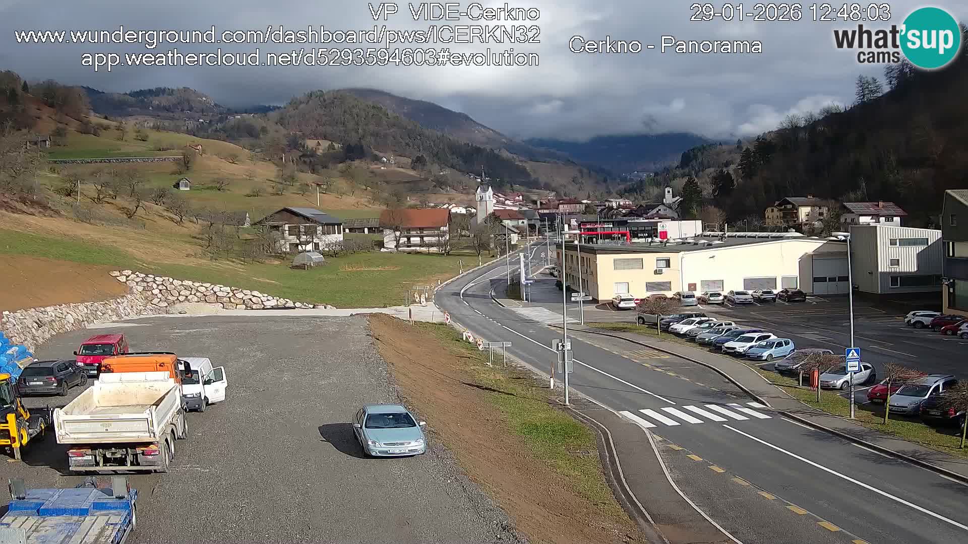 Cerkno Stadteingang Live-Webcam