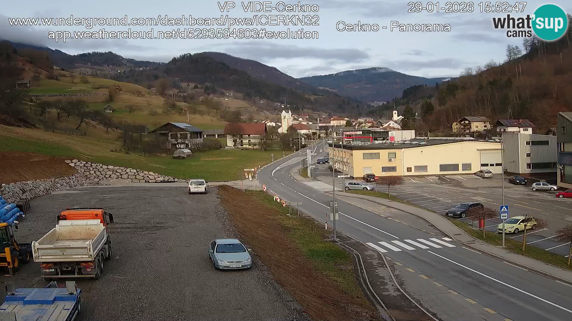 Cerkno Stadteingang Live-Webcam